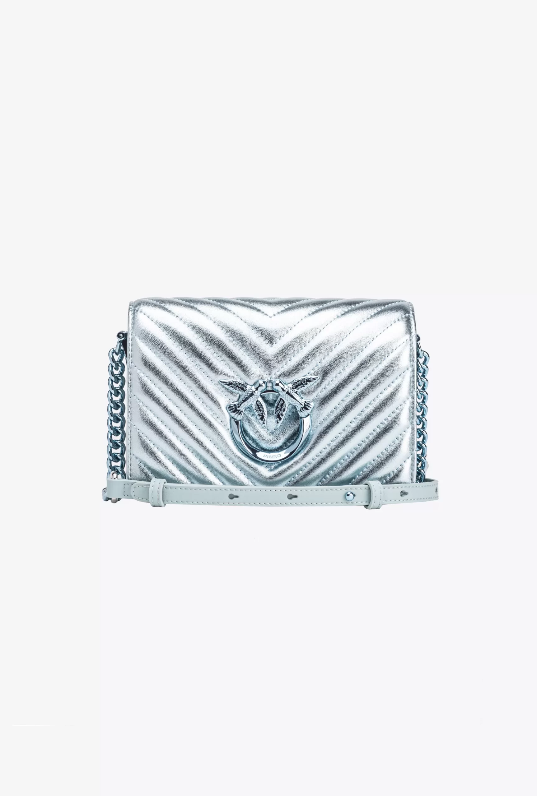 PINKO Mini Love Bag Click Metal Chevron Store