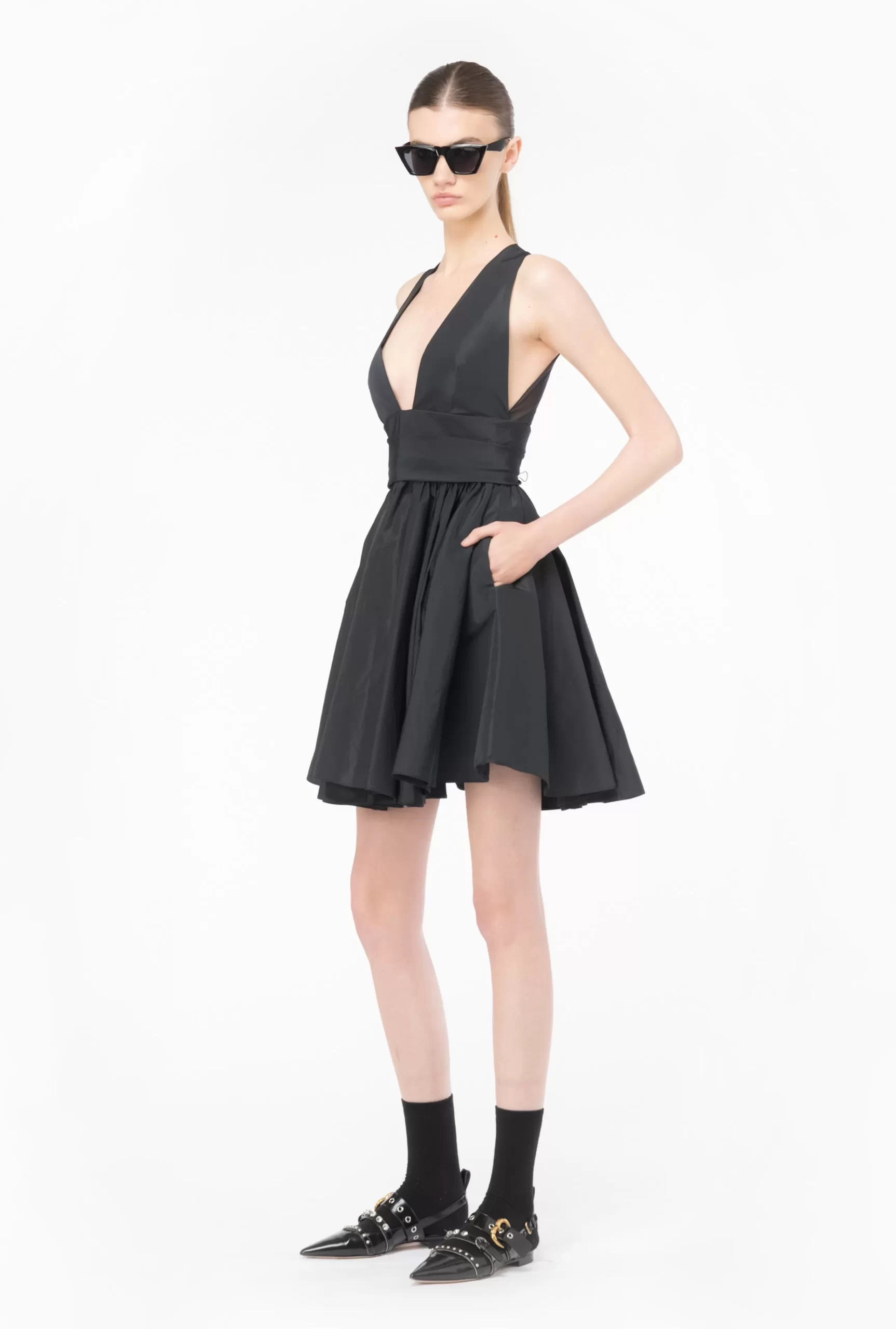 PINKO Mini Taffeta Dress Fashion