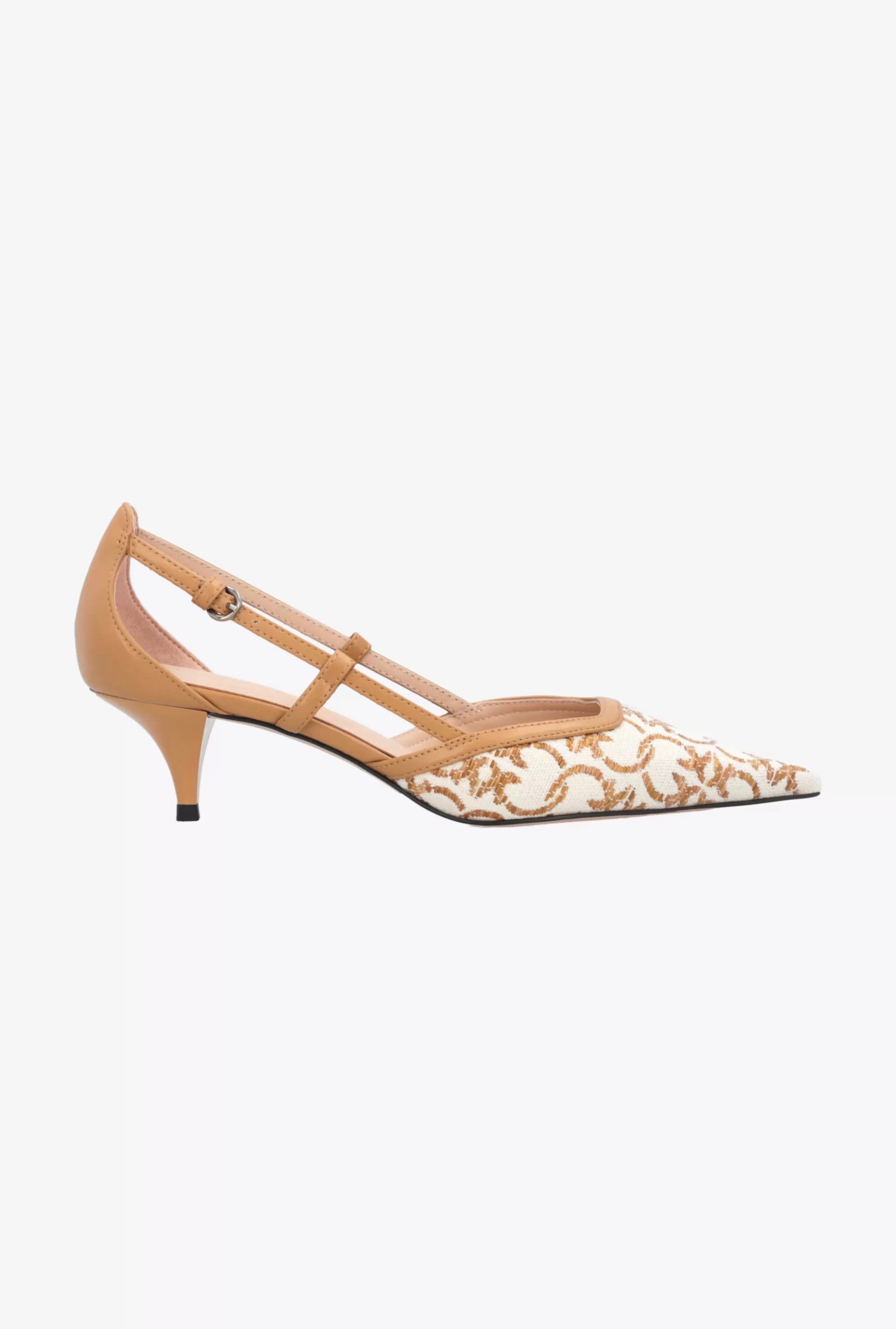 PINKO Monogram Jacquard Pumps Shop