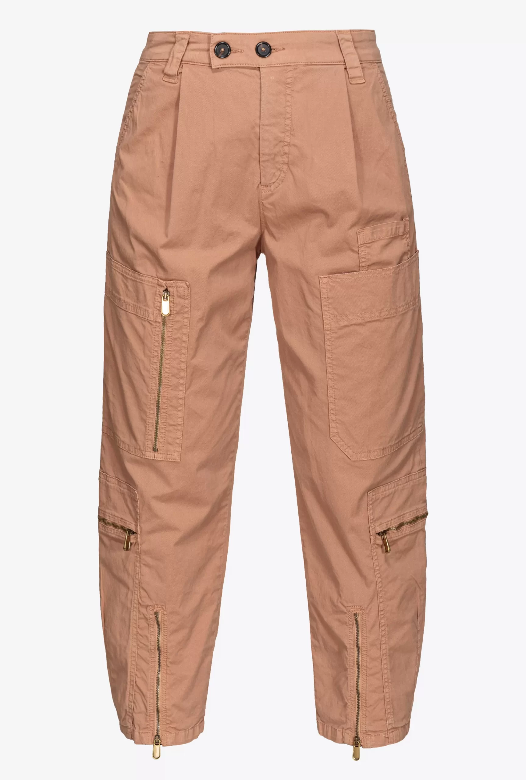 PINKO Multi-pocket Trousers In Stretch Tricotine Online