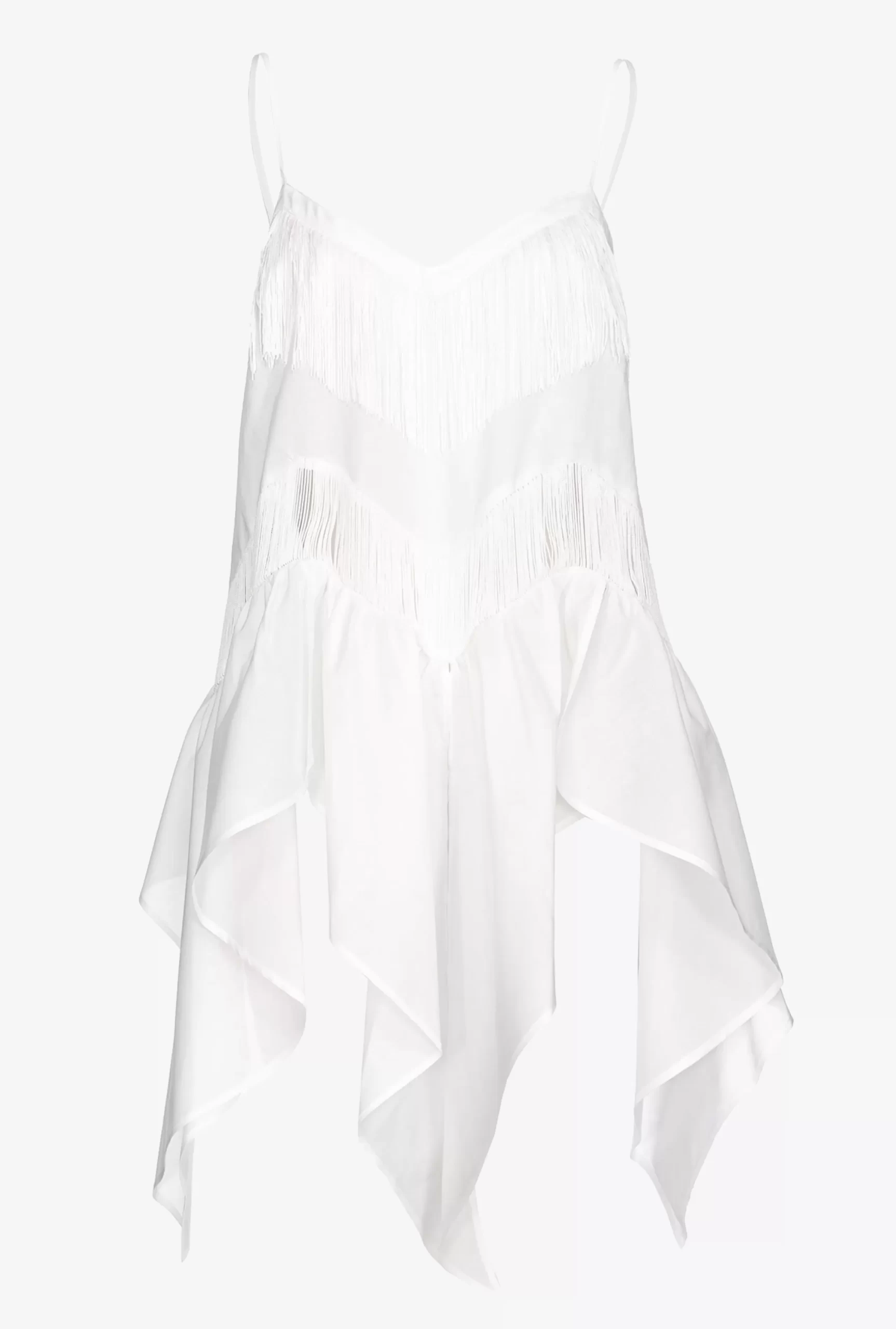 PINKO Muslin Top With Fringing Cheap