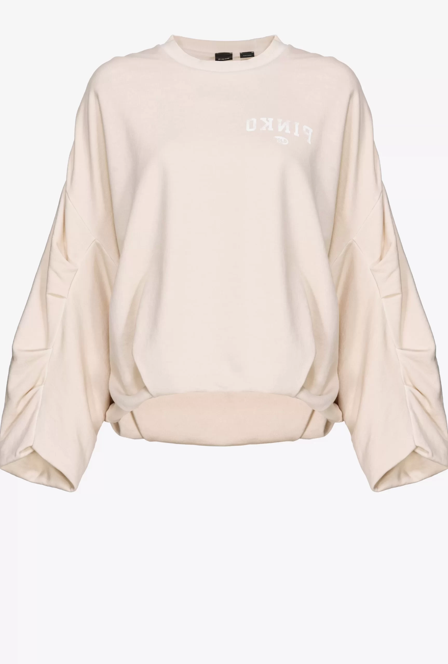 PINKO Oversized Sweatshirt With Logo Print Clearance