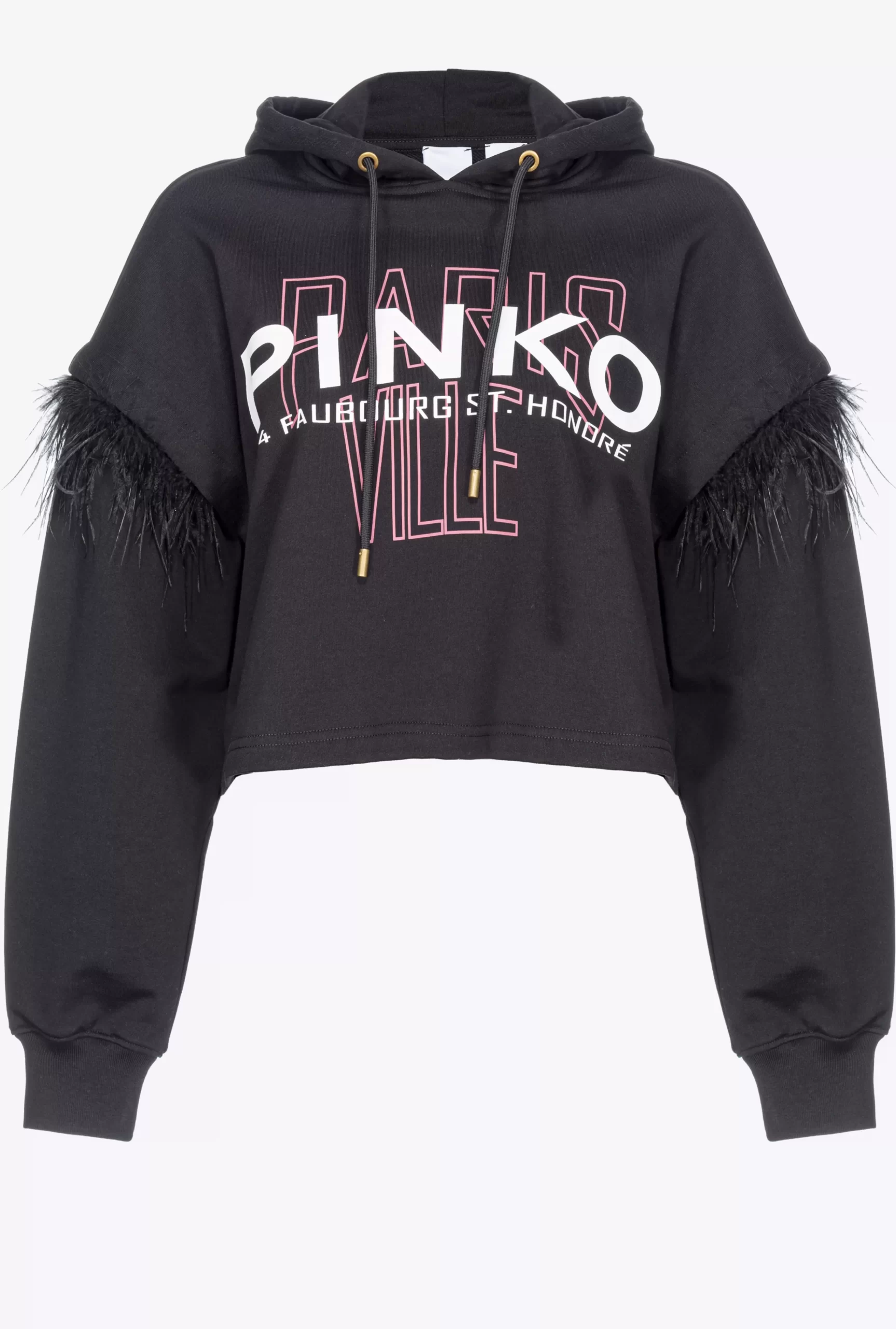 PINKO Cities Sweatshirt With Feathers Clearance