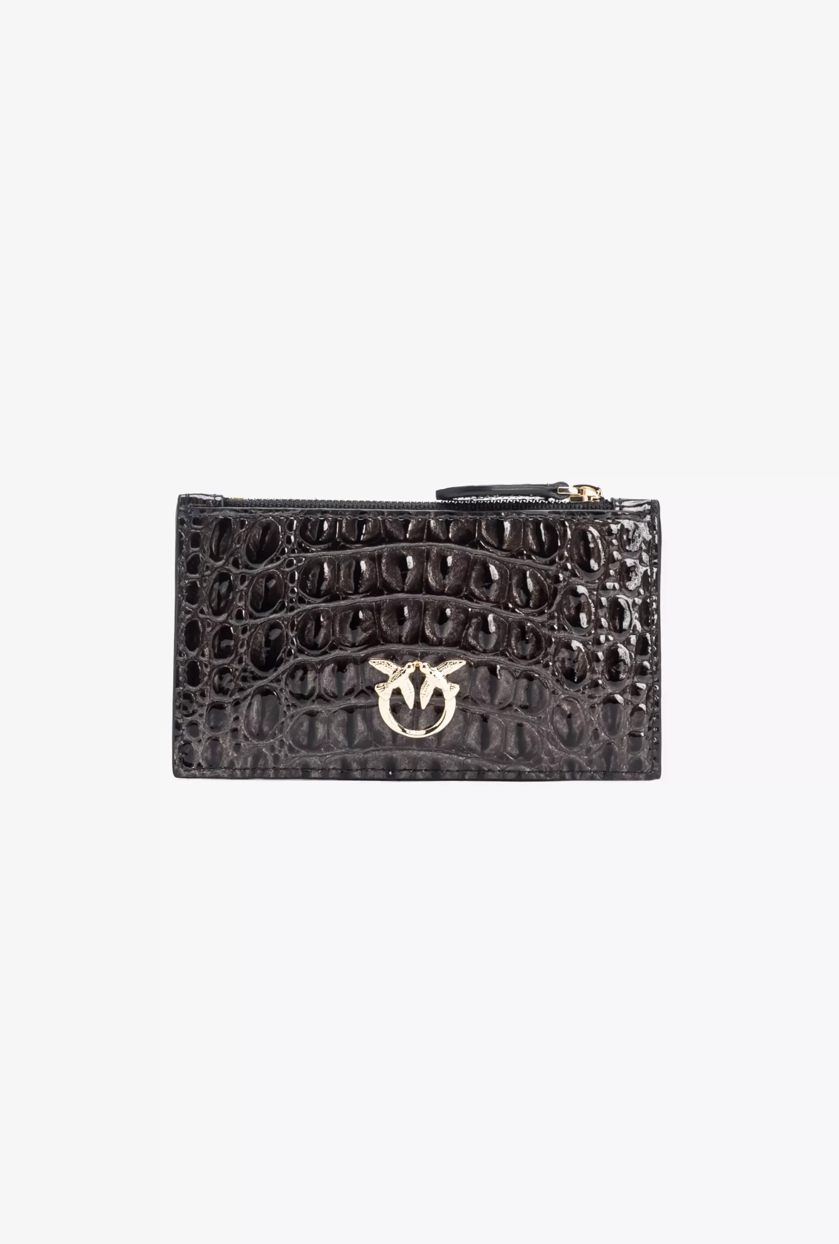 PINKO Galleria Croc-print Card Holder Sale