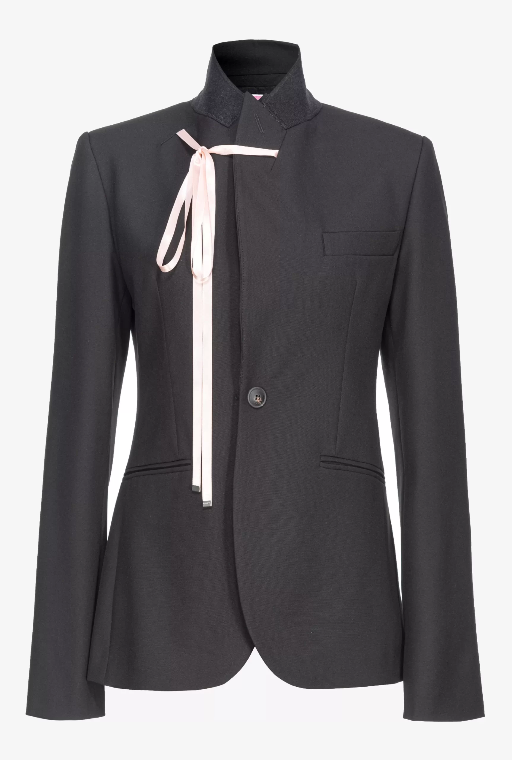 PINKO Reimagine Blazer With Ribbon By Patrick McDowell Hot