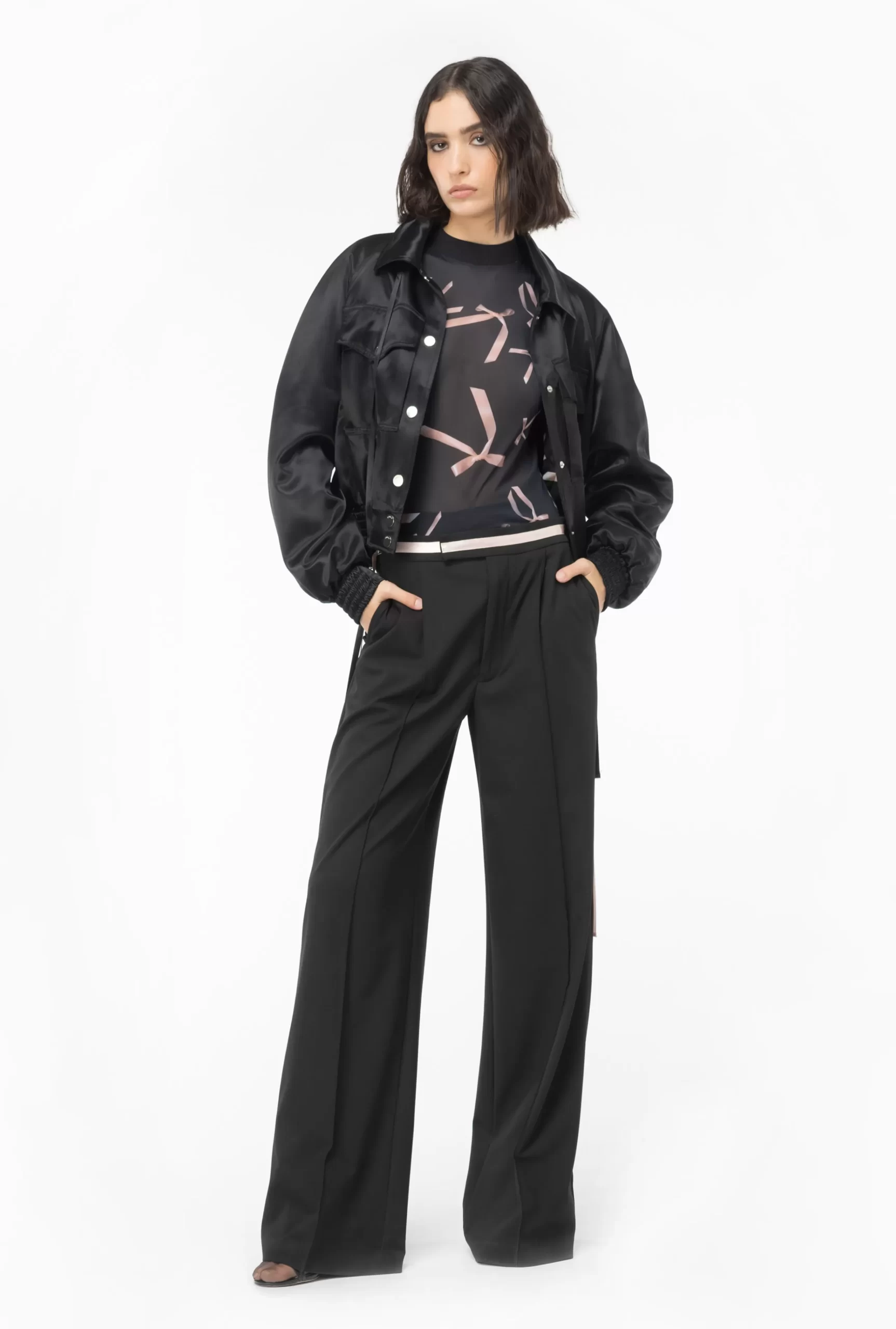 PINKO Reimagine Bow-print Top By Patrick McDowell Shop