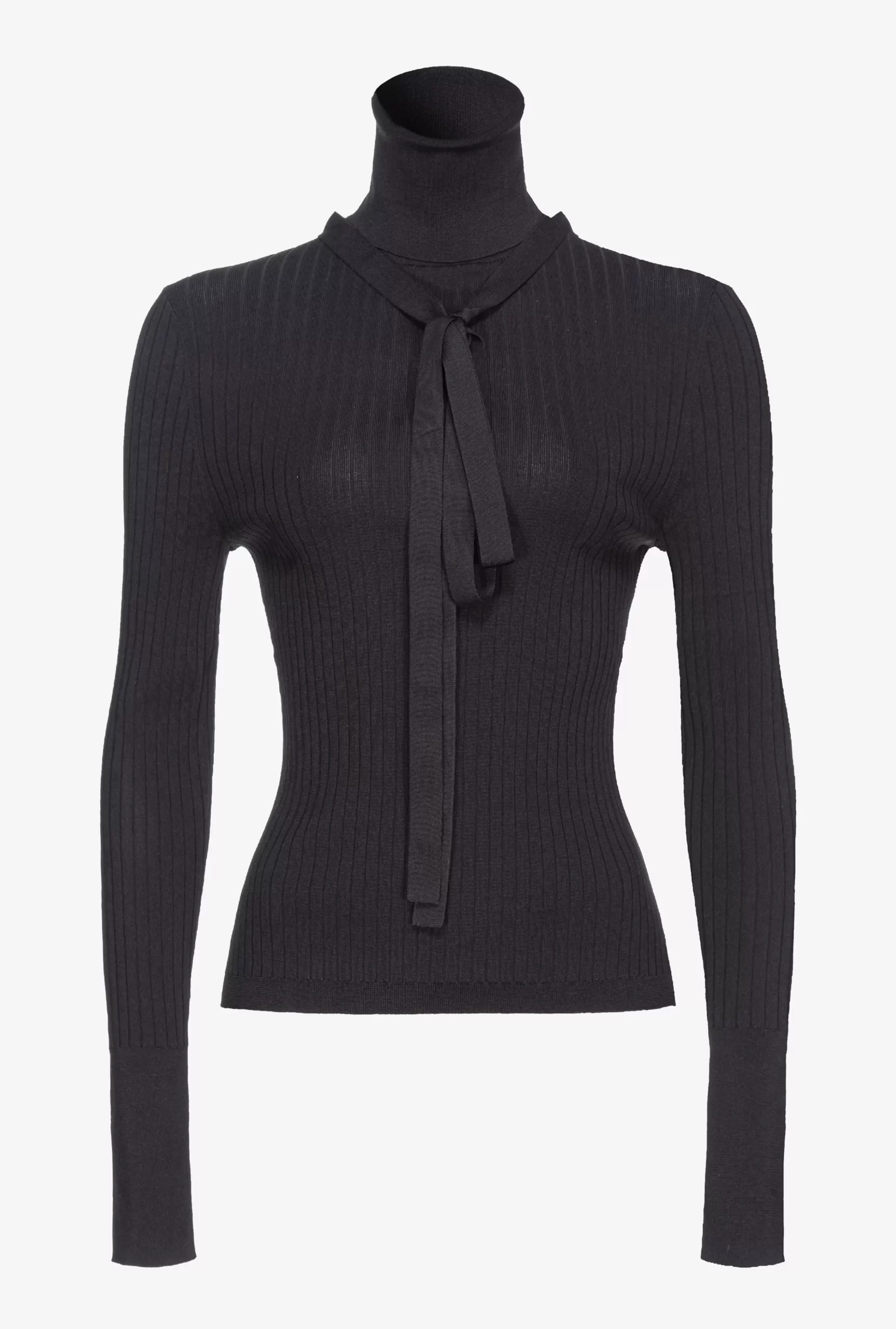 PINKO Reimagine Silk-blend Turtleneck Sweater By Patrick McDowell Store