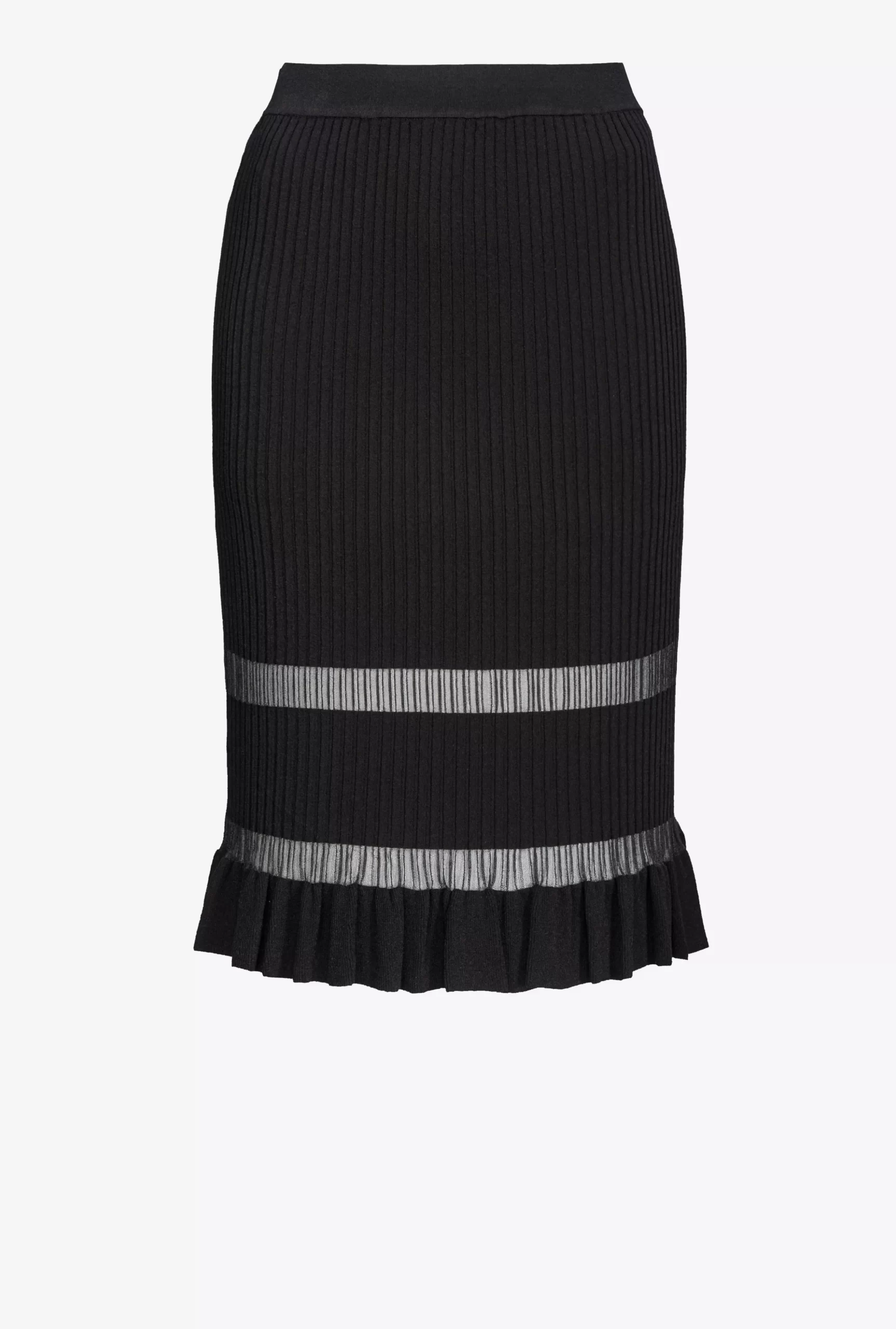 PINKO Ribbed Midi Skirt Flash Sale