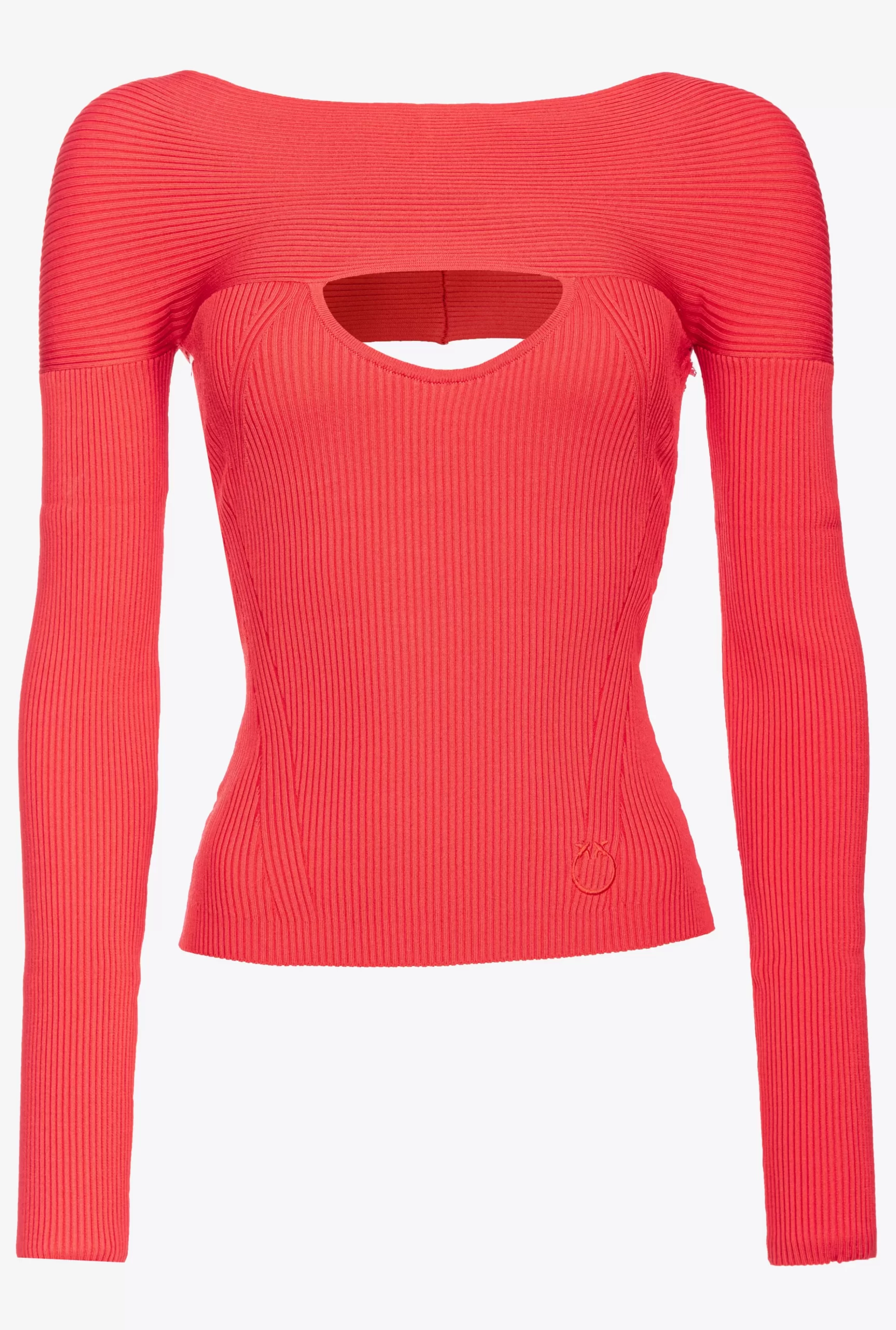 PINKO Ribbed Sweater With Cut-out Fashion