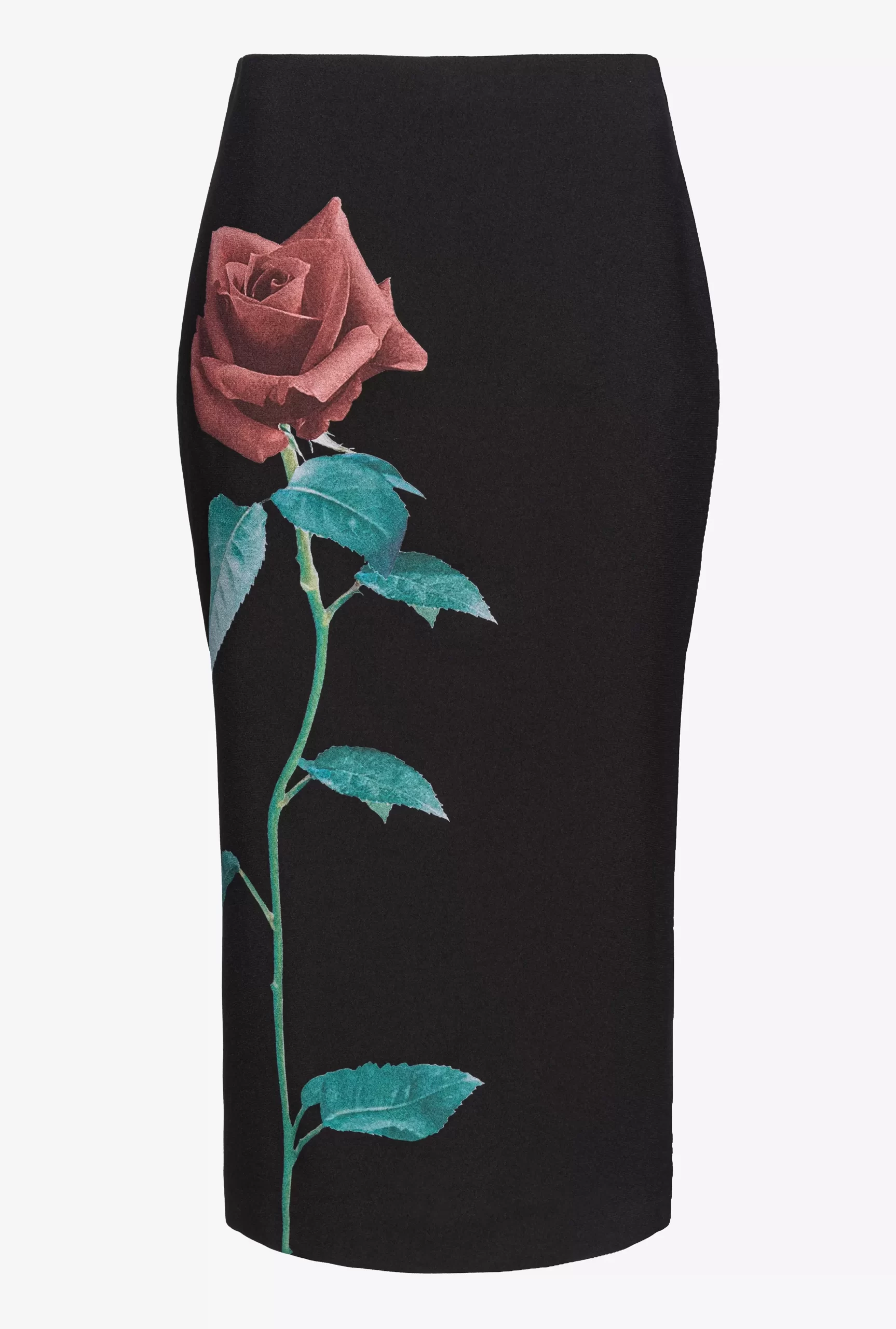 PINKO Rose-print Calf-length Skirt Online