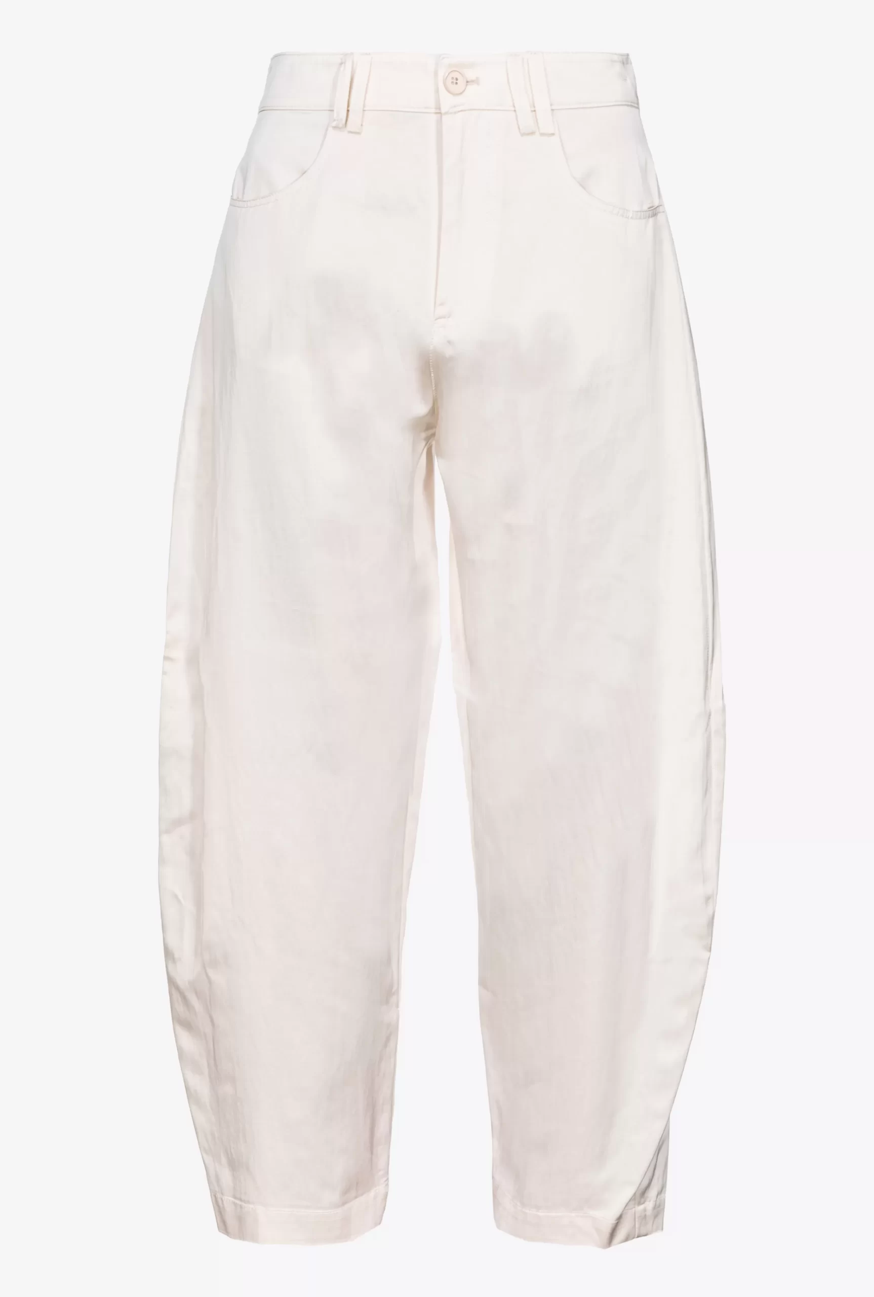 PINKO Satin Barrel-leg Trousers Store