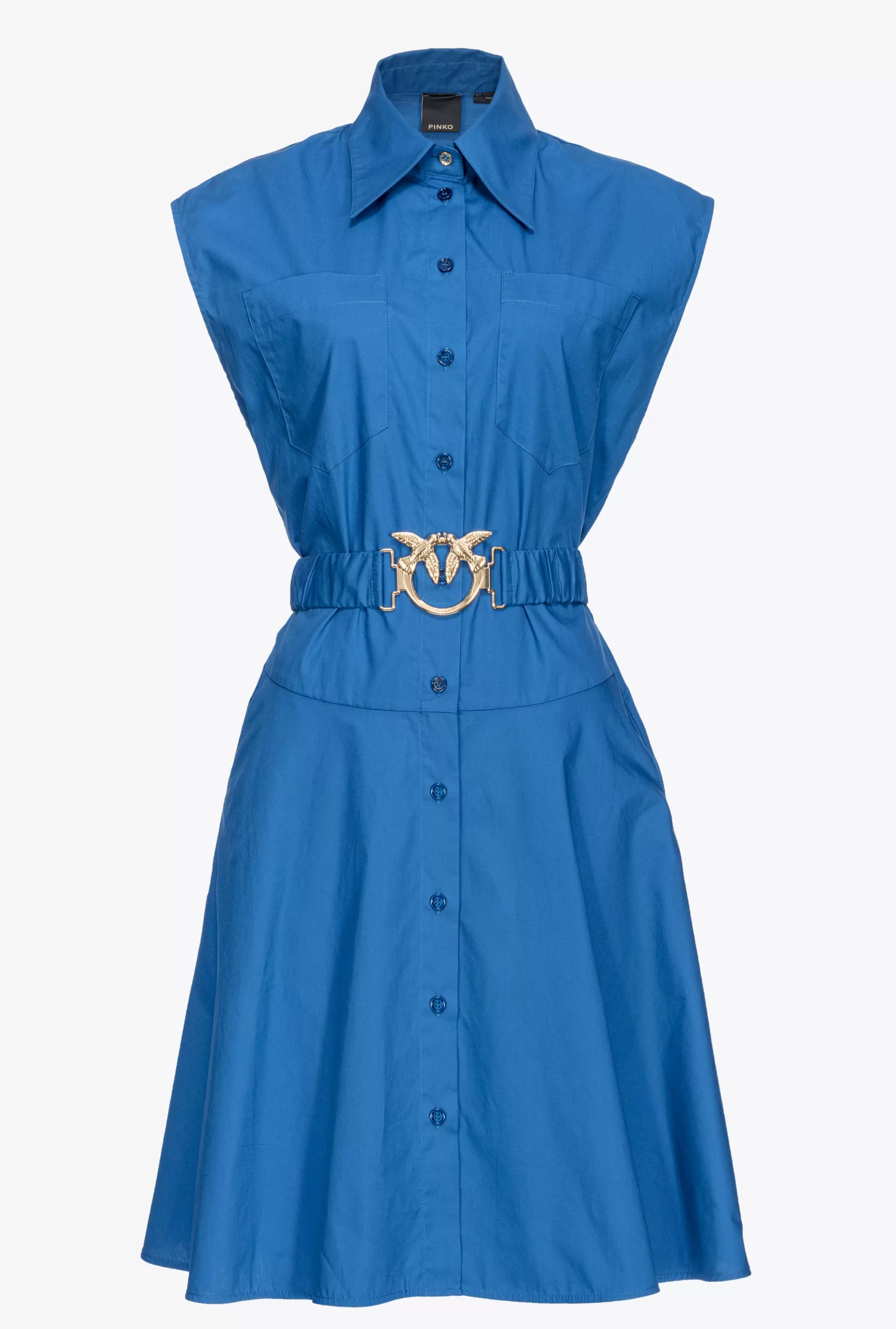 PINKO Shirt Dress With Love Birds Belt Store