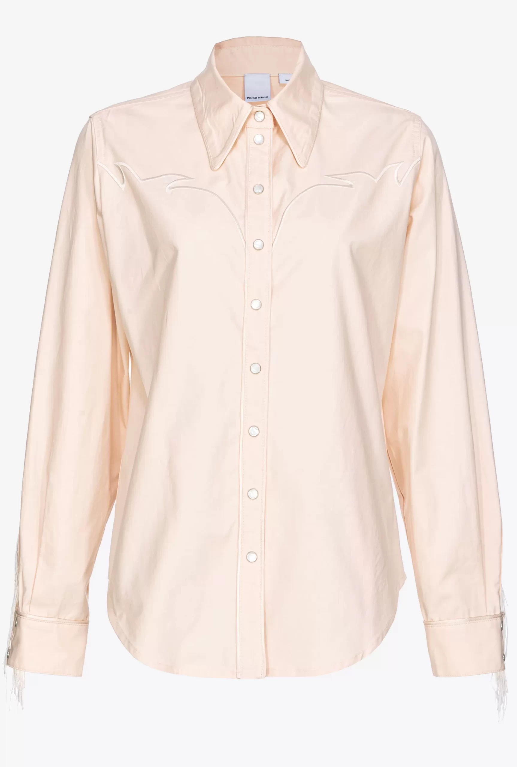 PINKO Shirt With Fringing On The Back Clearance