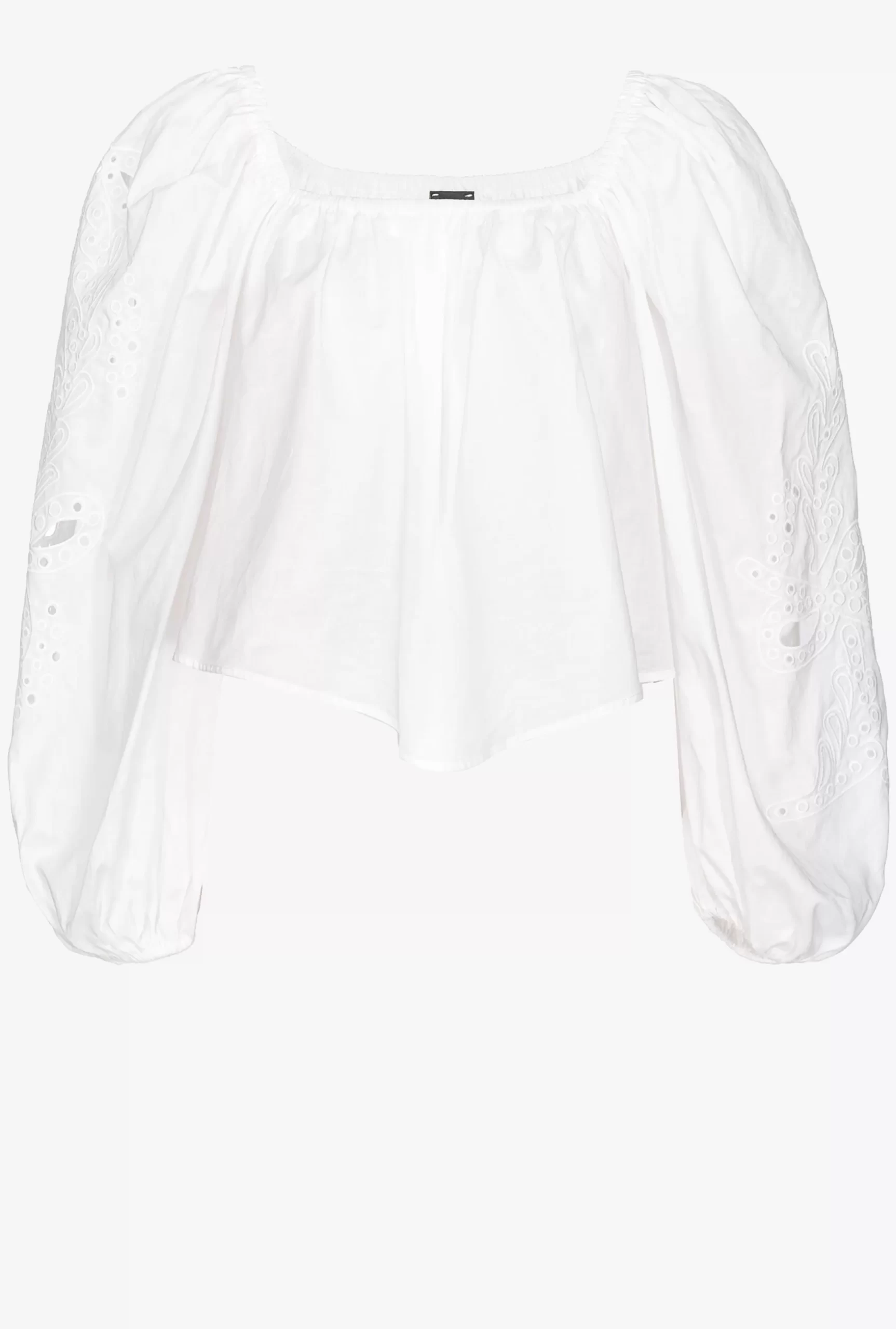 PINKO Short Blouse With Broderie Anglaise Cheap