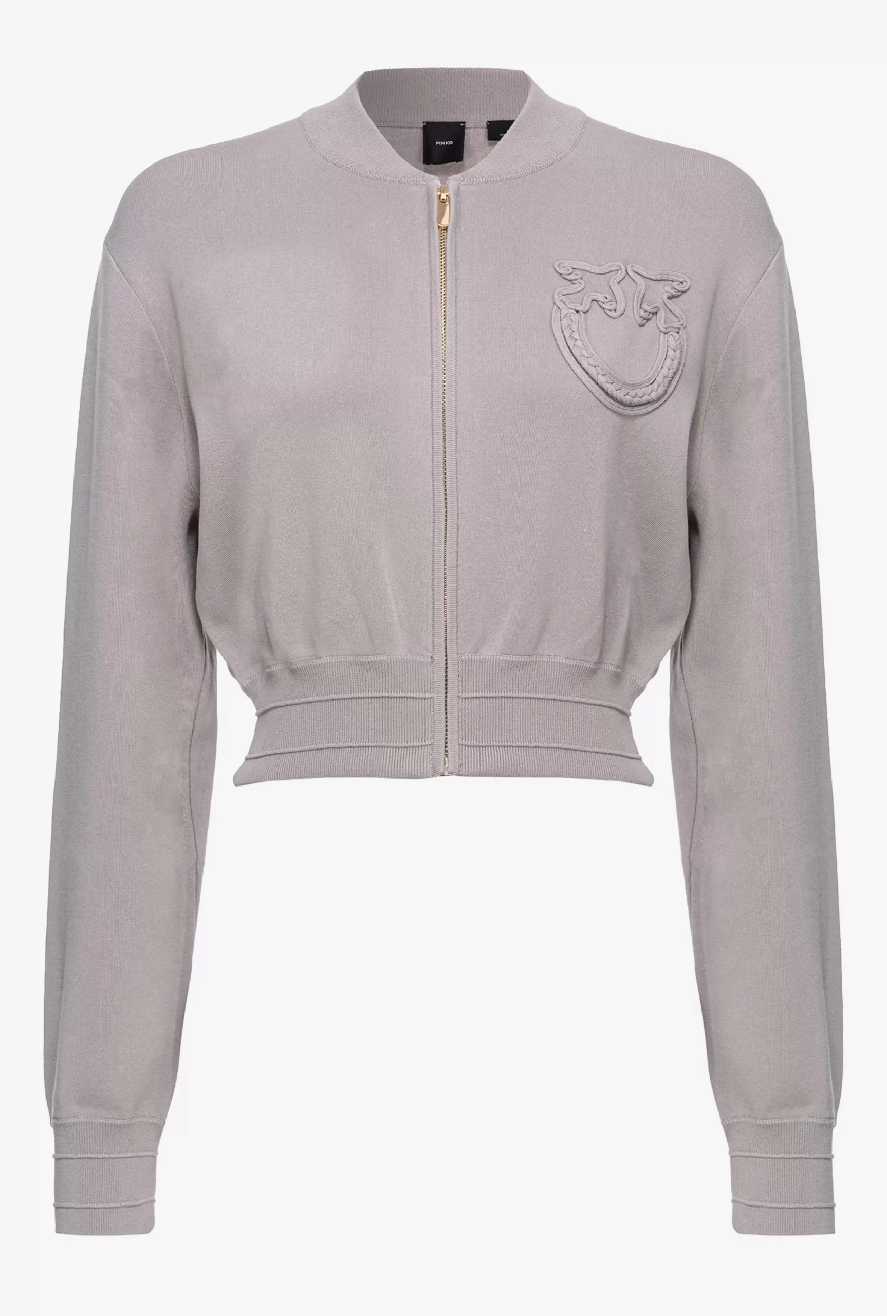 PINKO Short Fleece Bomber Jacket Outlet