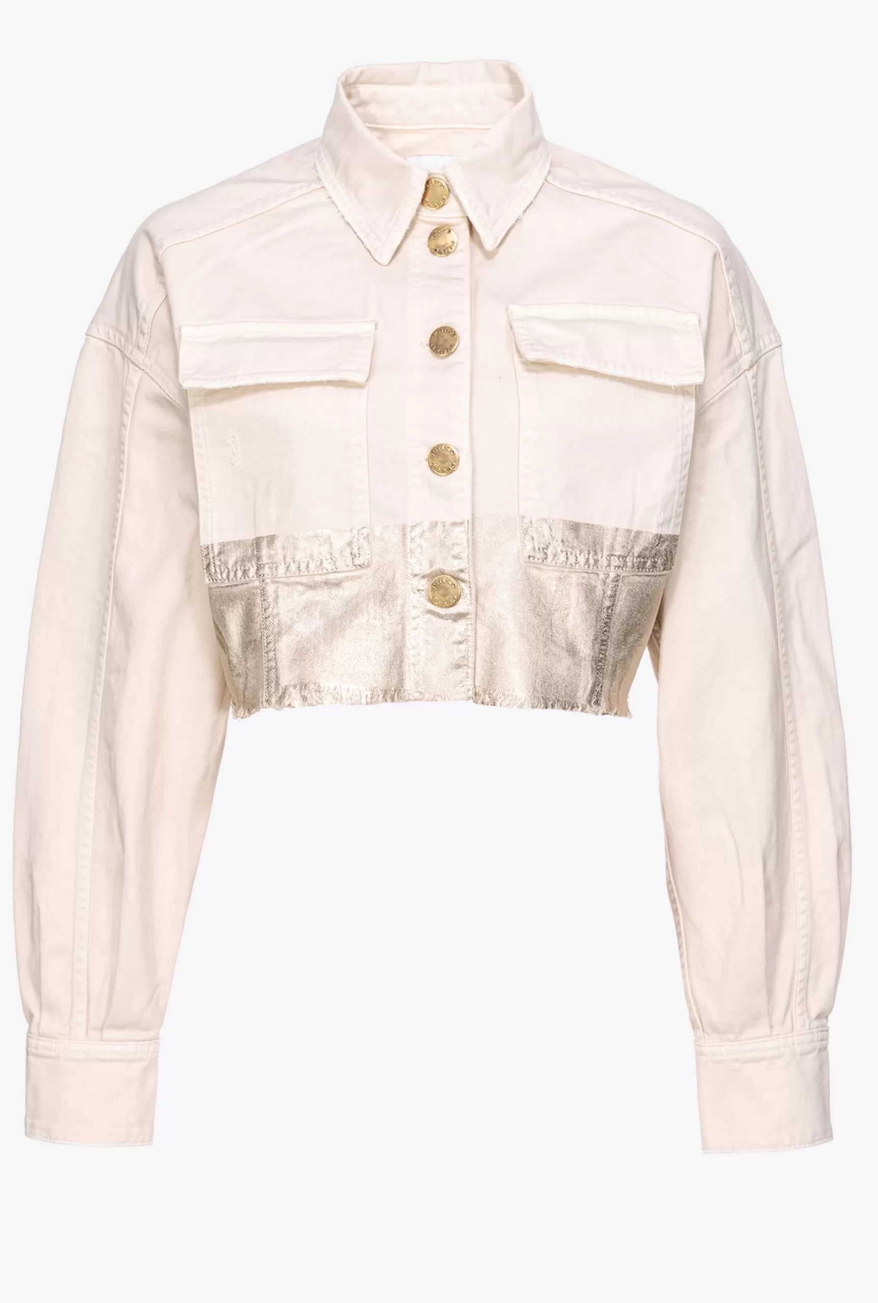 PINKO Short Metallic Jacket Cheap