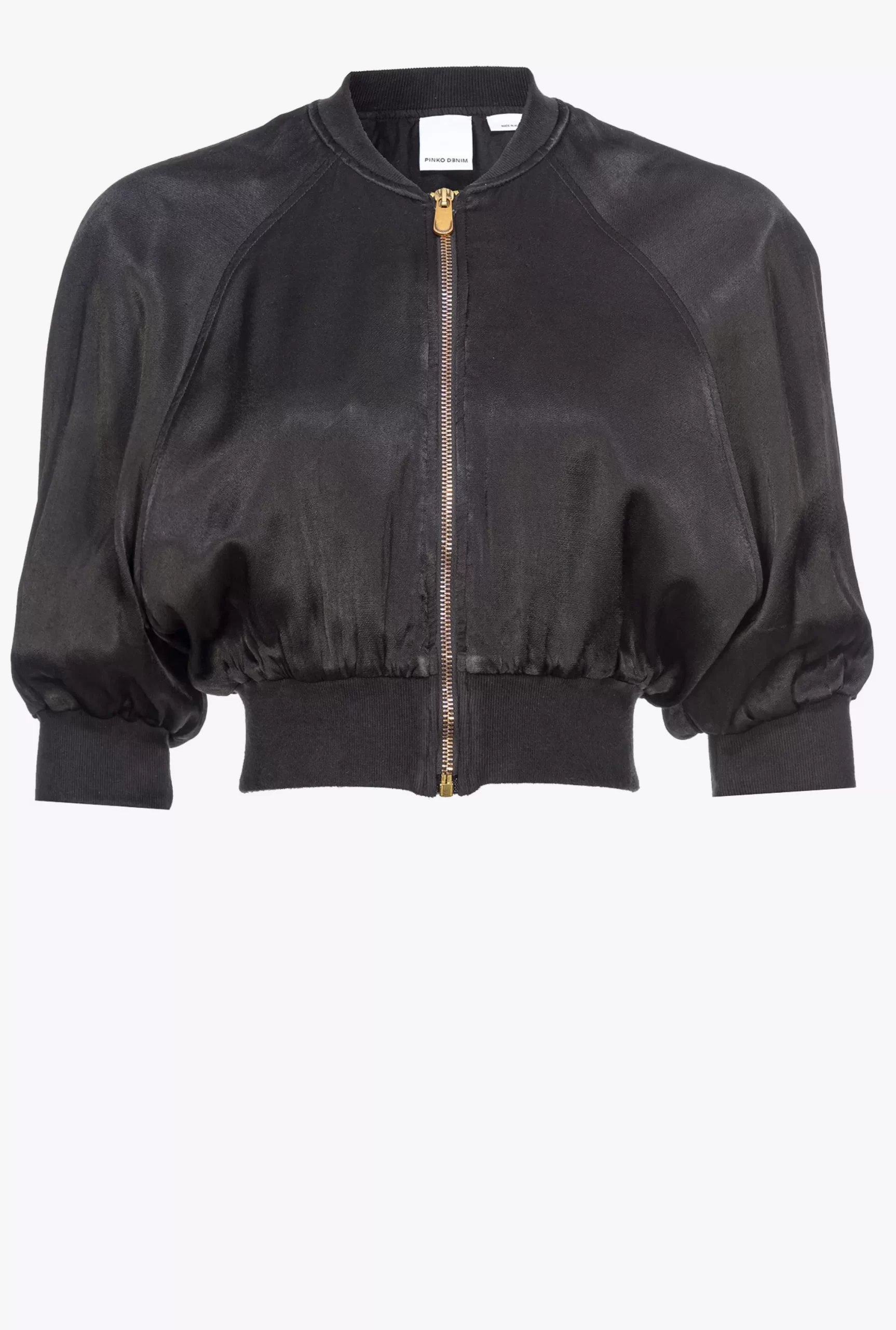 PINKO Short Satin Bomber Jacket Cheap