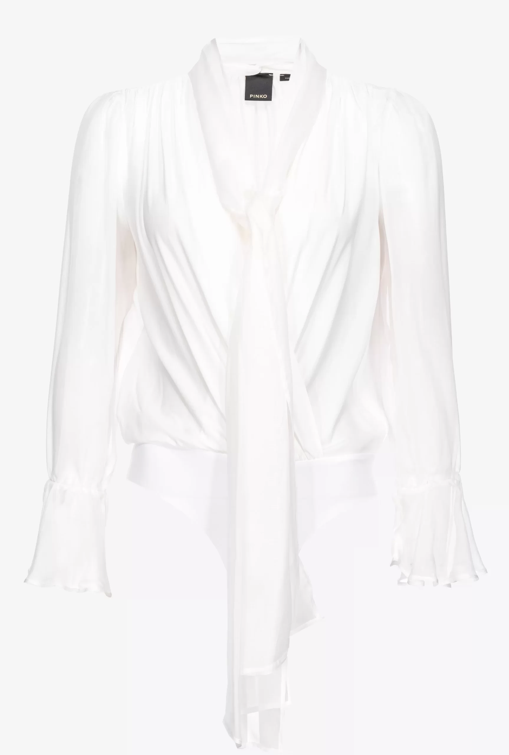 PINKO Silk Chiffon Bodysuit Shop