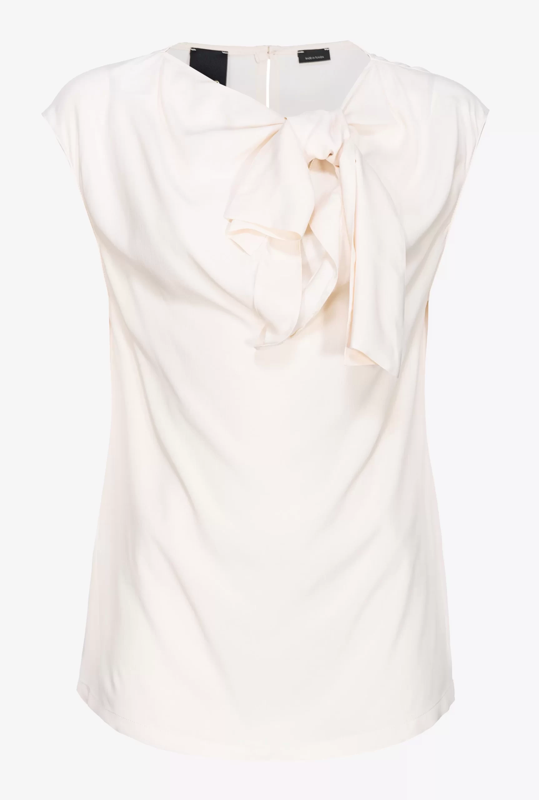 PINKO Silk-blend Top With Bow Shop