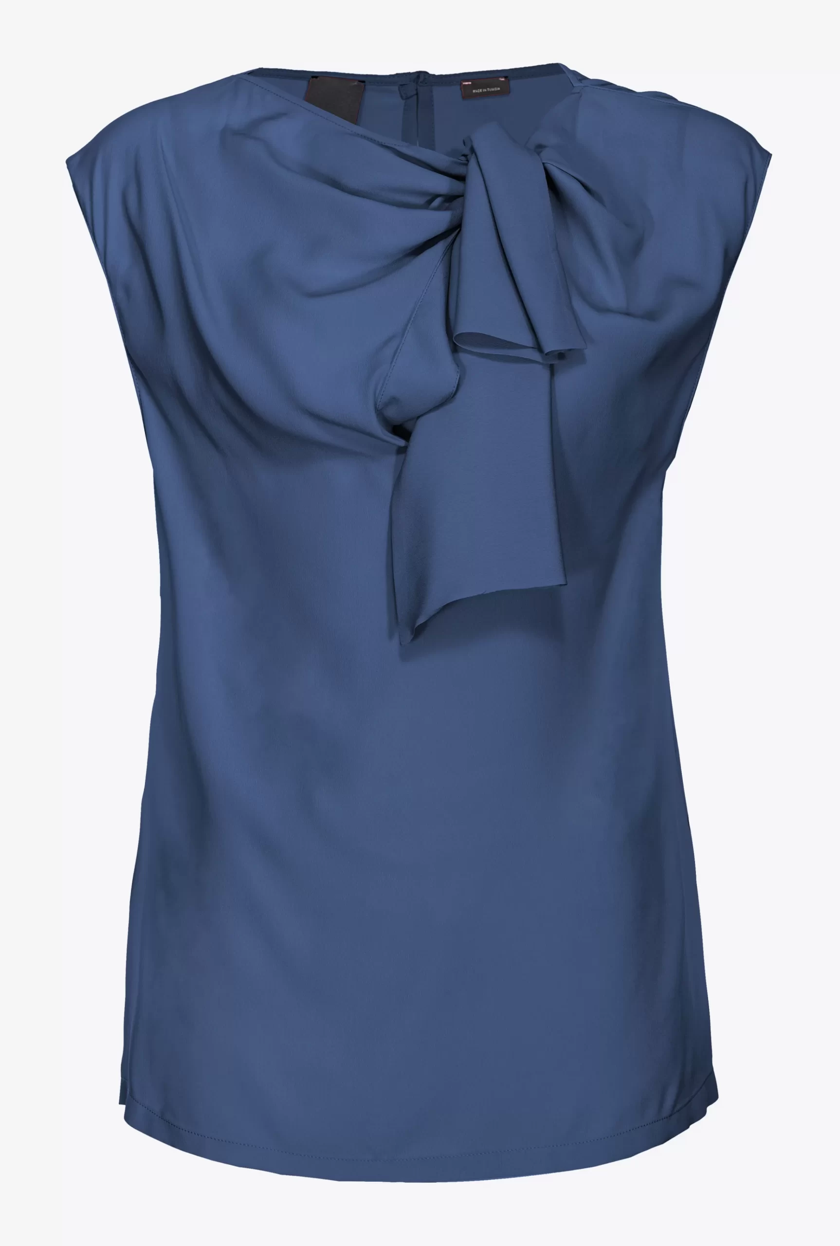 PINKO Silk-blend Top With Bow Store