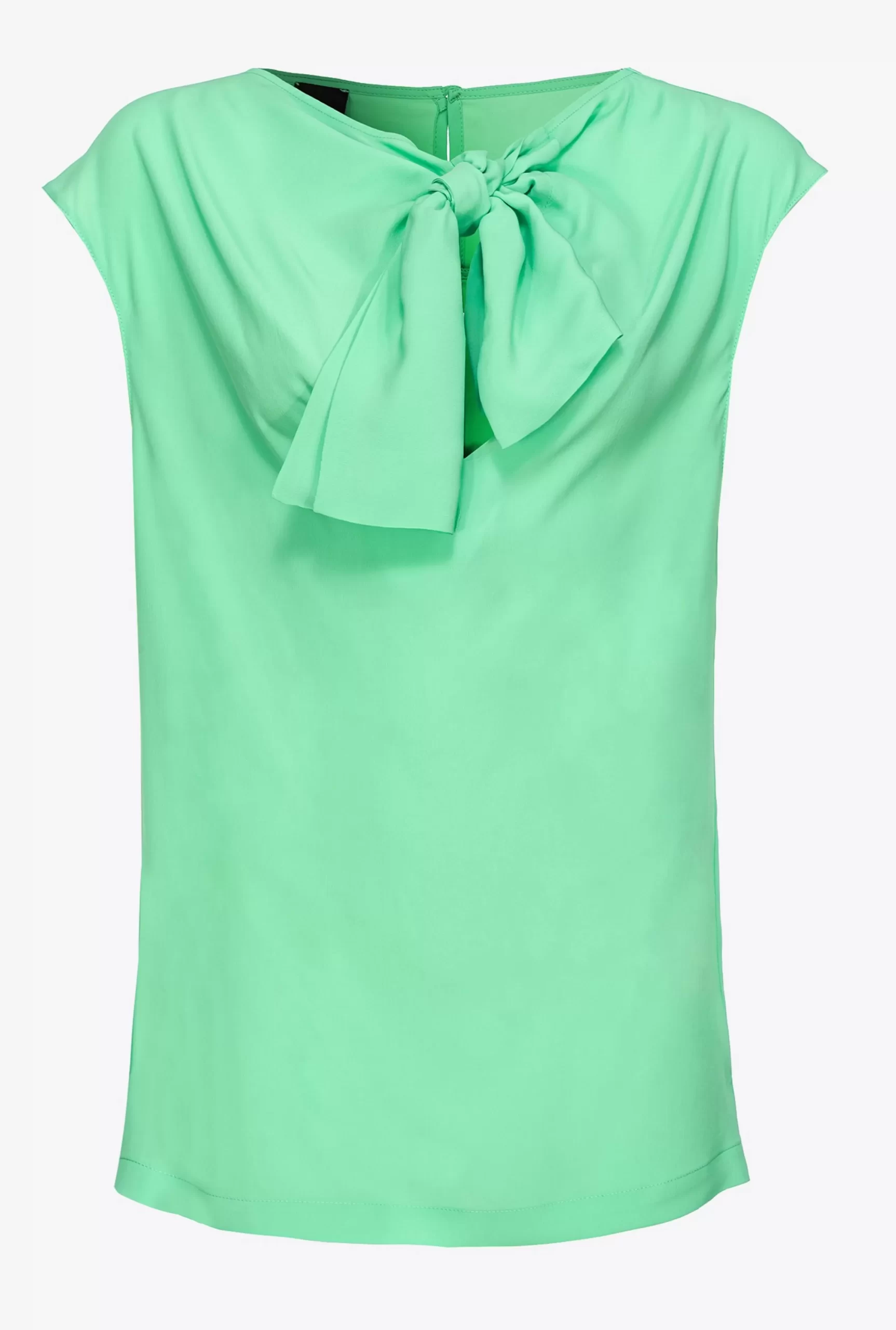 PINKO Silk-blend Top With Bow Best