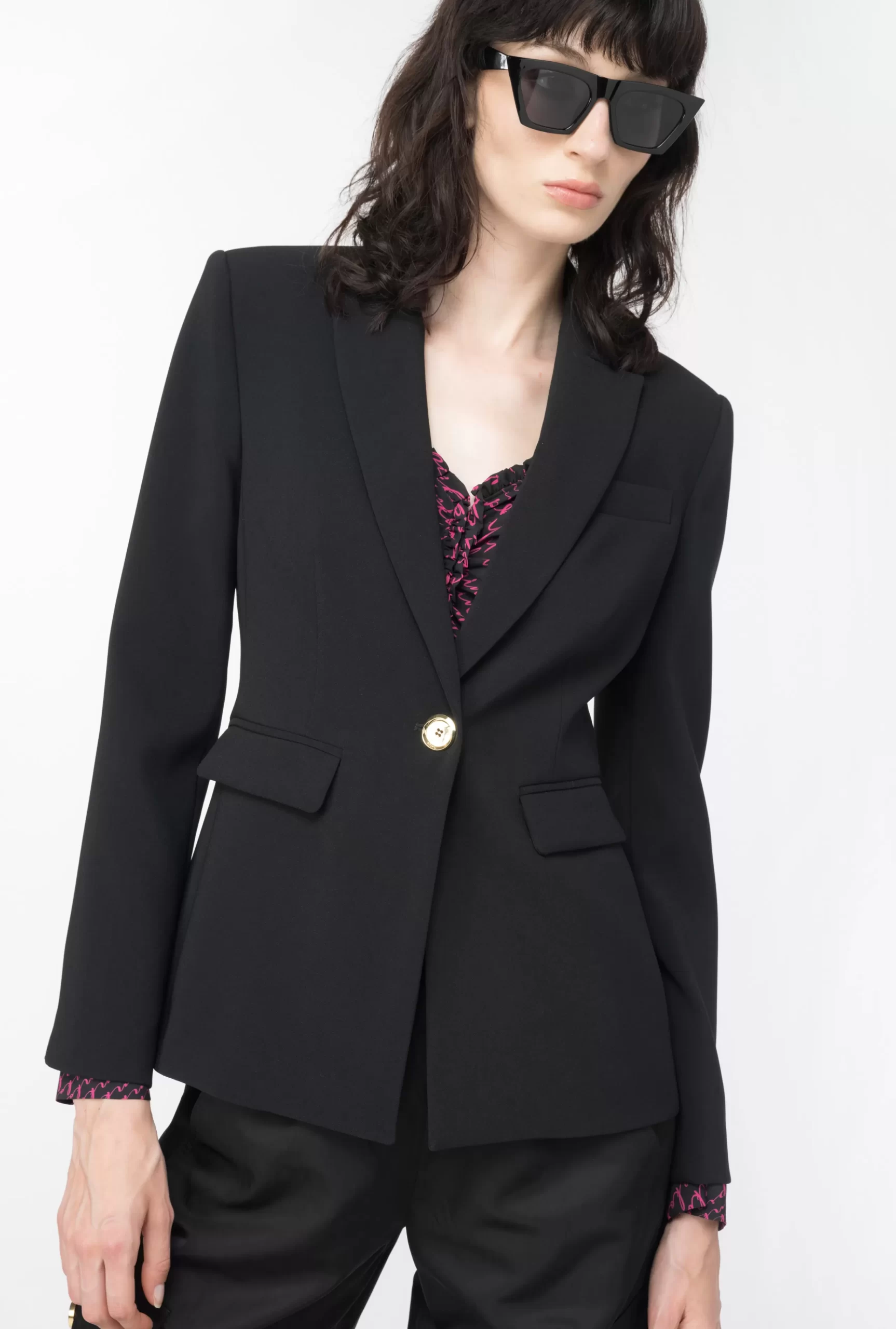 PINKO Single-breasted Stretch Blazer Shop