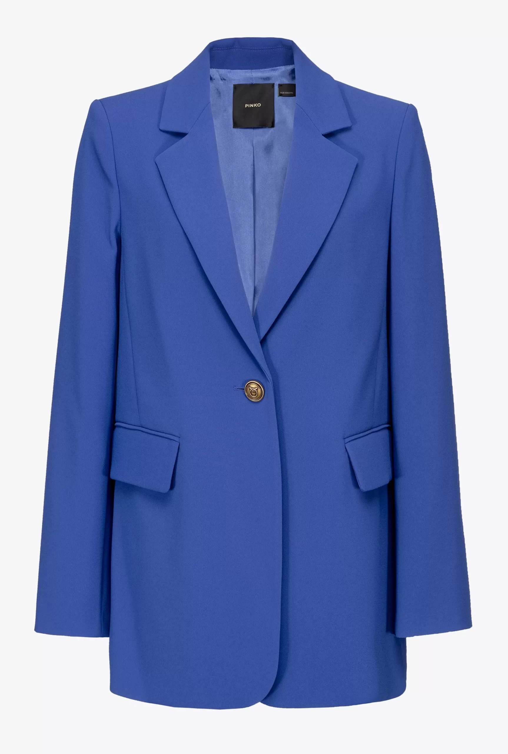 PINKO Single-breasted Stretch Crêpe Blazer Online