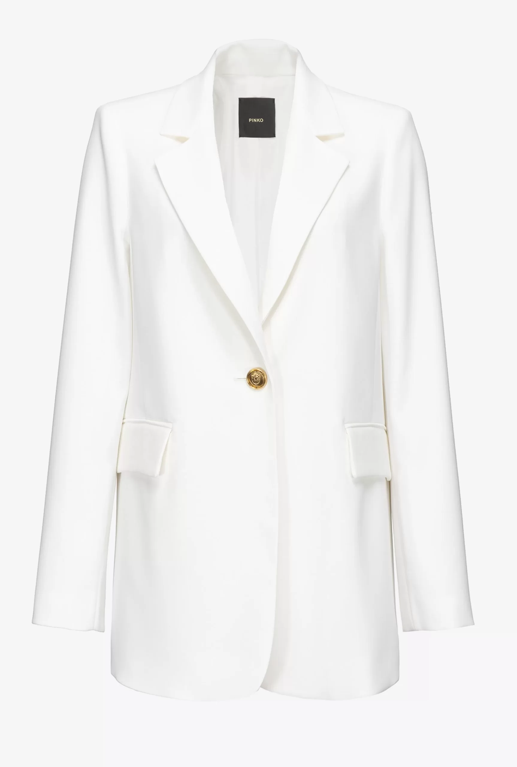 PINKO Single-breasted Stretch Crêpe Blazer Discount