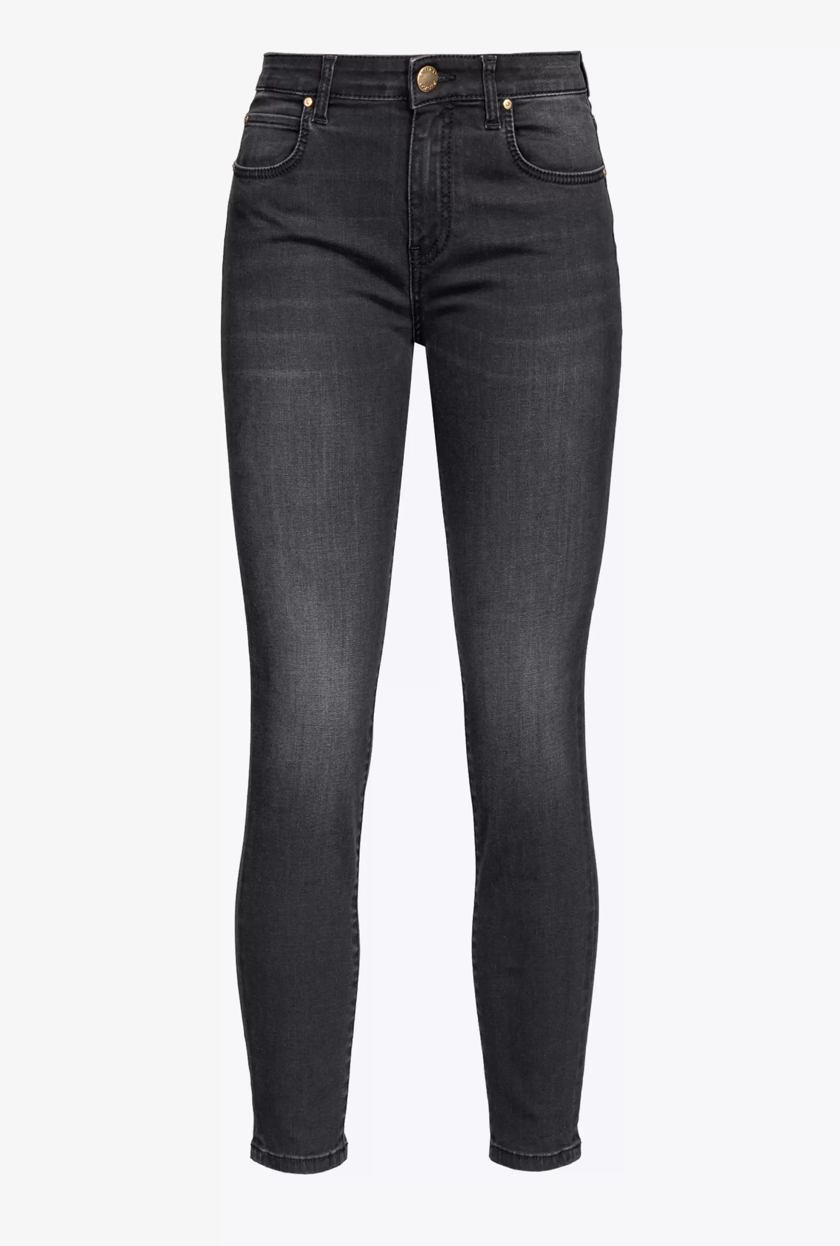 PINKO Skinny Black Stretch Denim Jeans Flash Sale