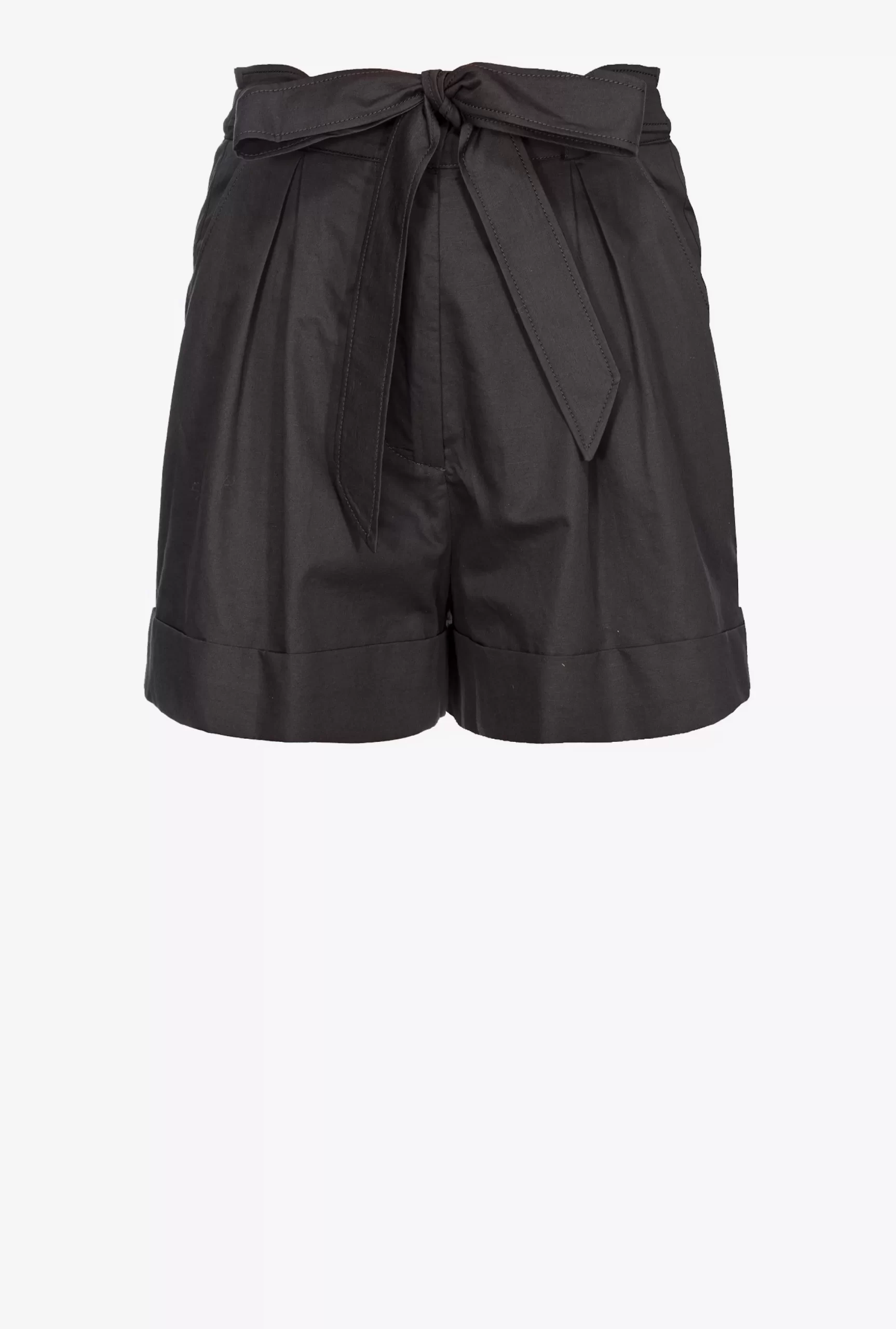 PINKO Slub Linen Shorts Best Sale