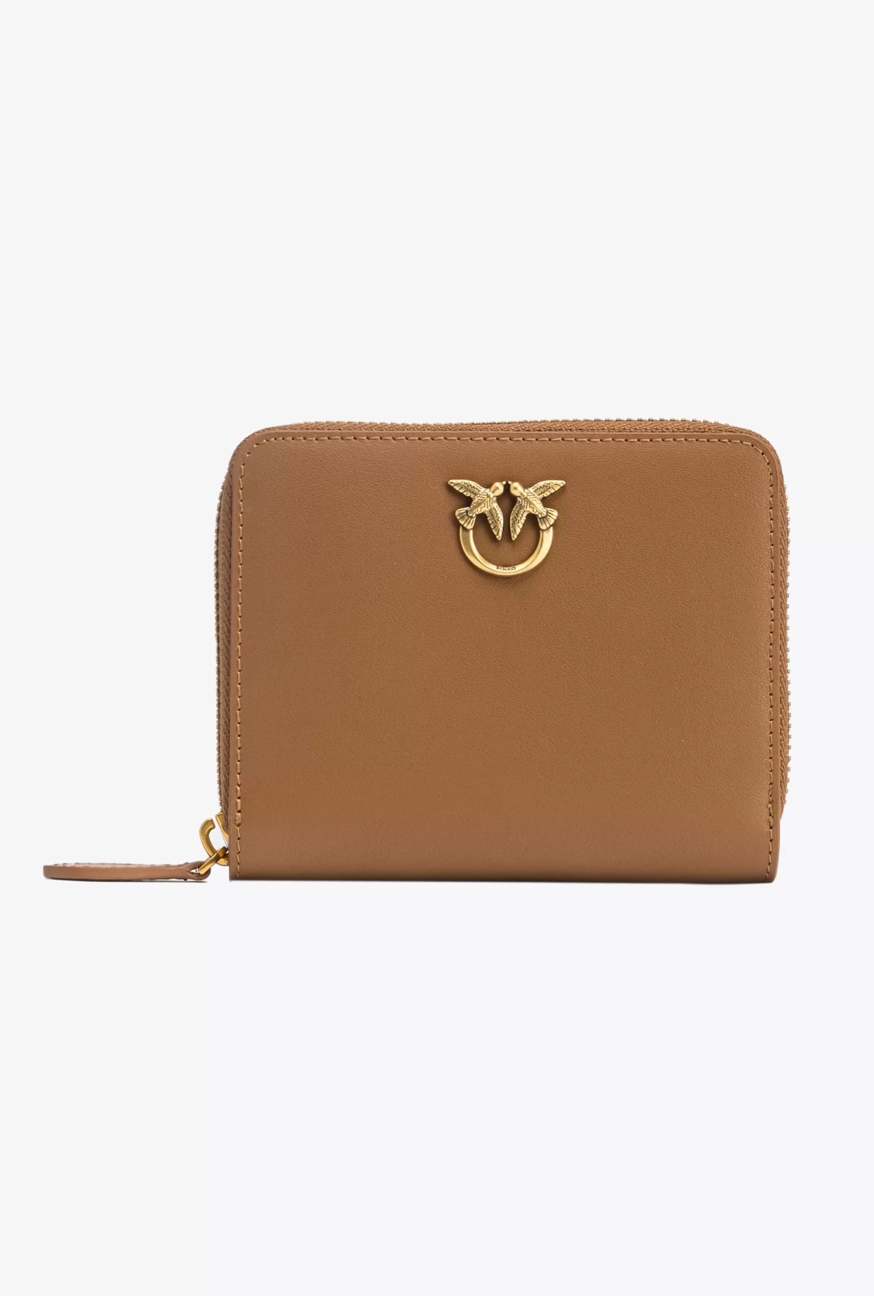 PINKO Square Leather Zip-around Purse Best