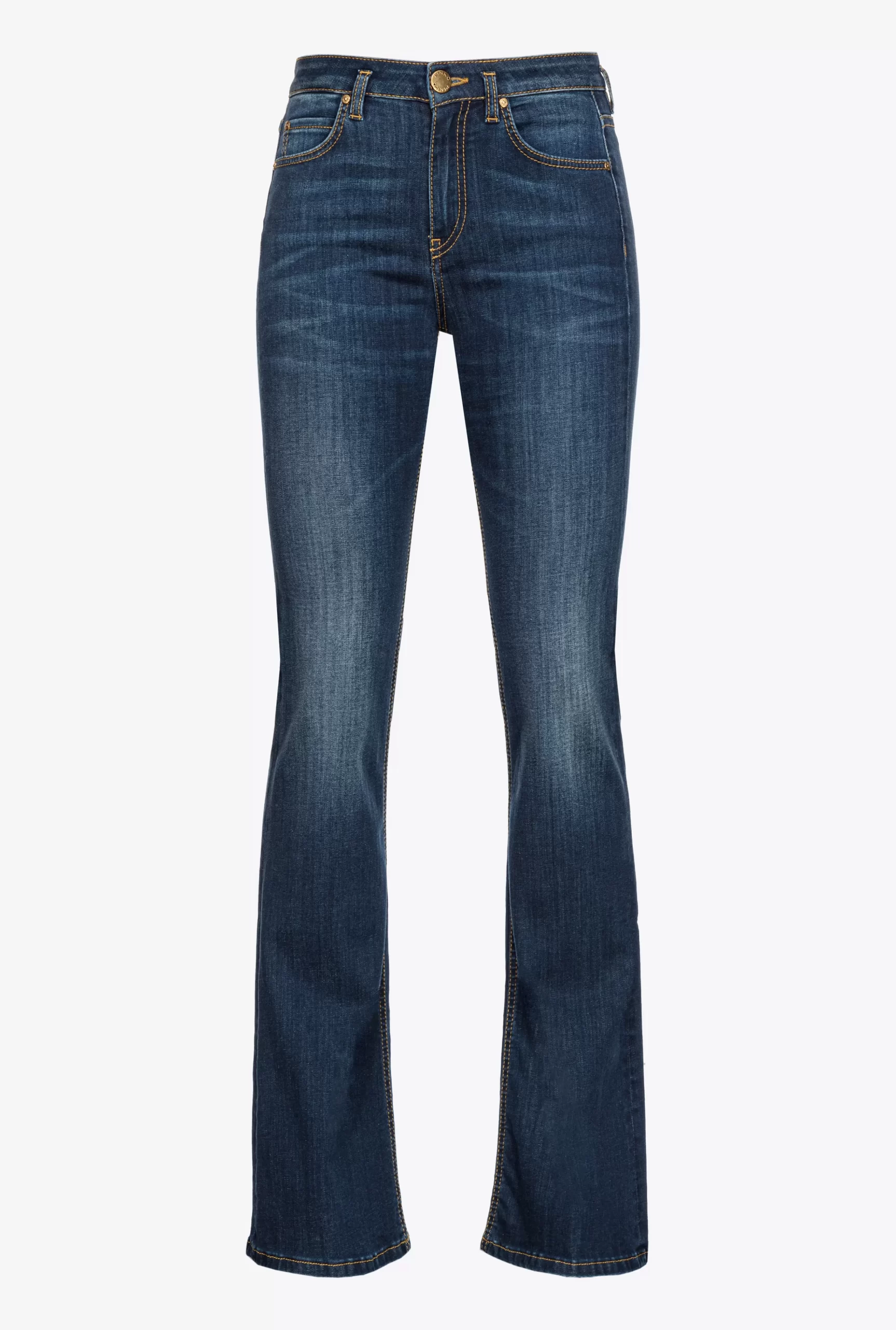 PINKO Stretch Denim Bell-bottom Jeans Best