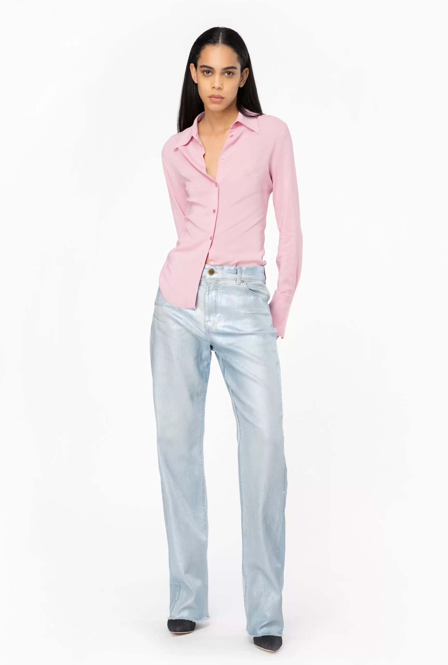 PINKO Stretch Georgette Shirt Discount