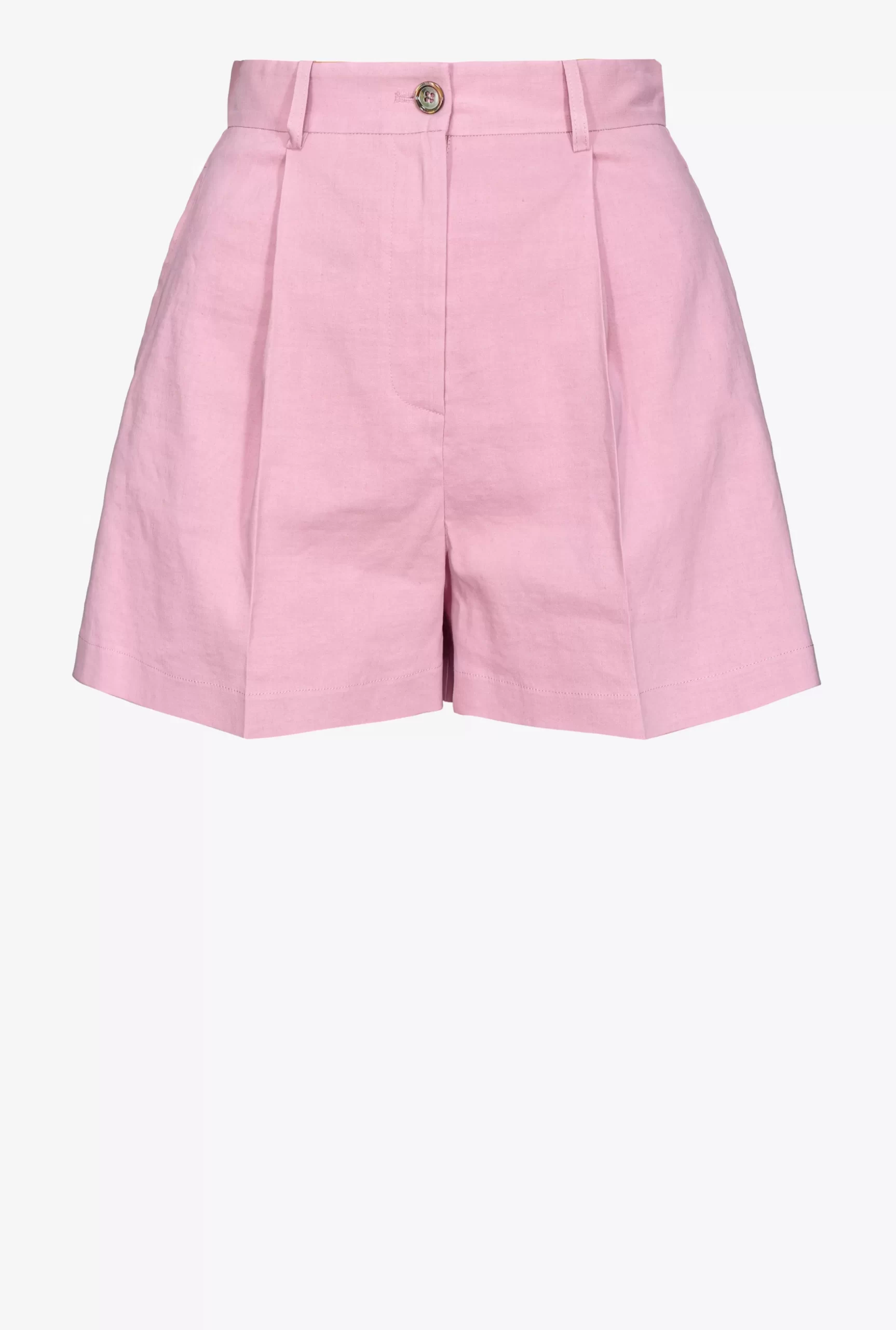 PINKO Tailored Linen Shorts Clearance