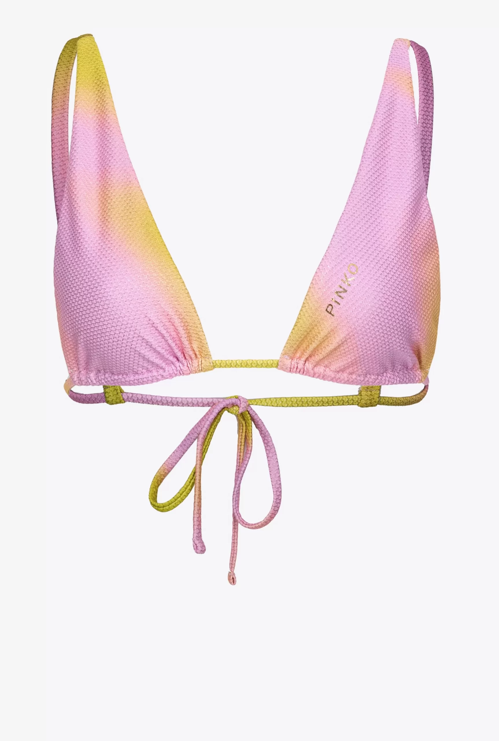 PINKO Triangle Bikini Top With Fade Effect Sale