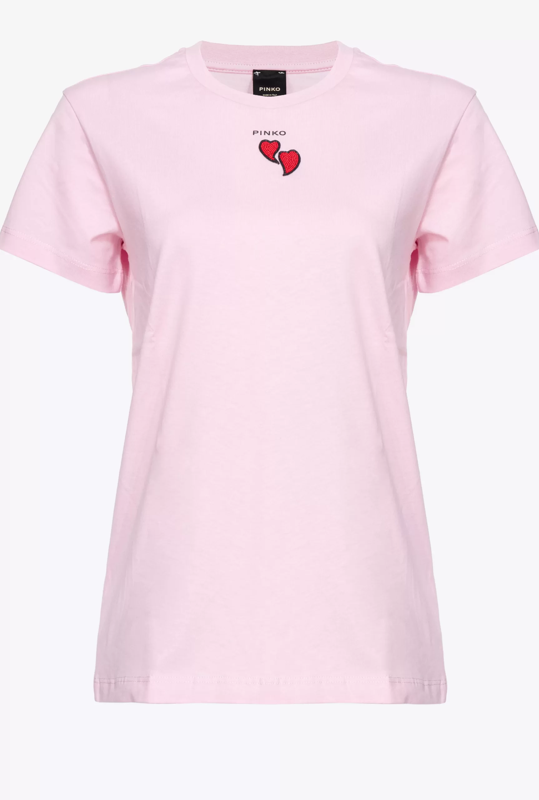 PINKO T-shirt With Heart Embroidery Cheap