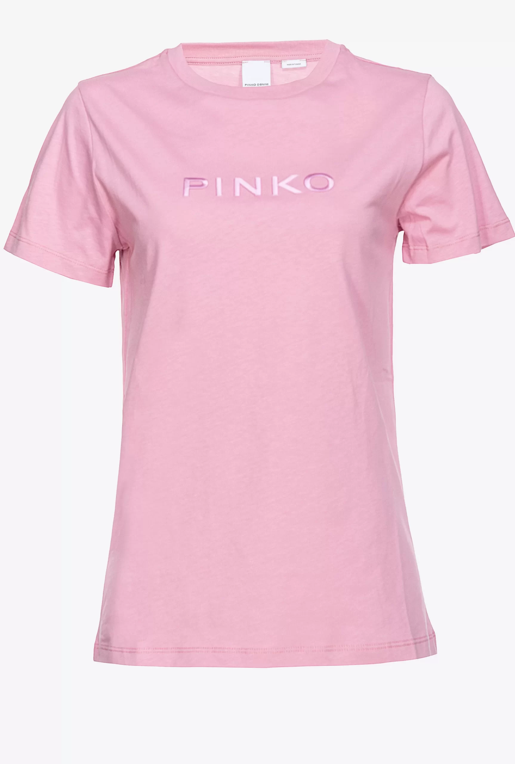 PINKO T-shirt With Logo Embroidery Best Sale