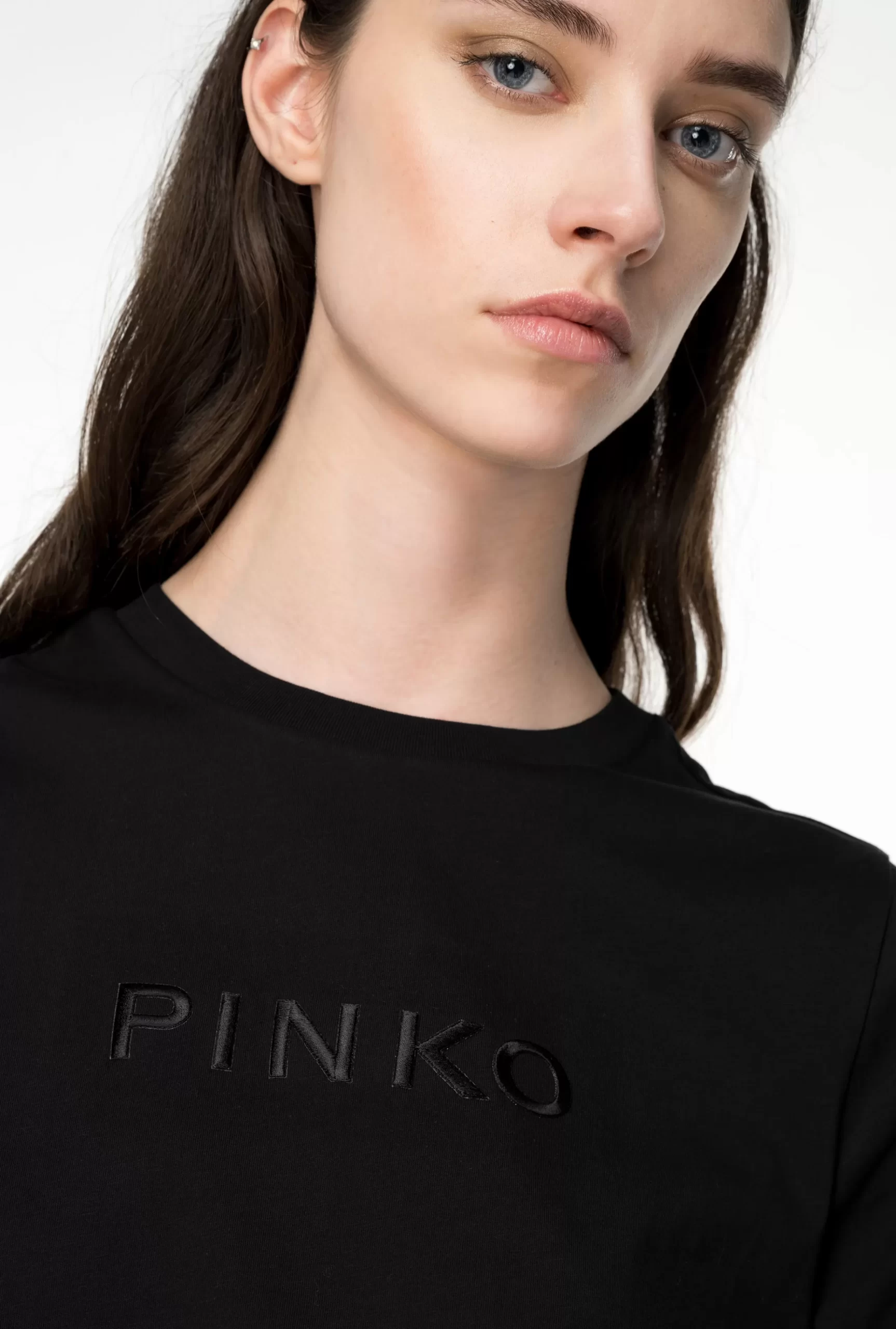 PINKO T-shirt With Logo Embroidery Online