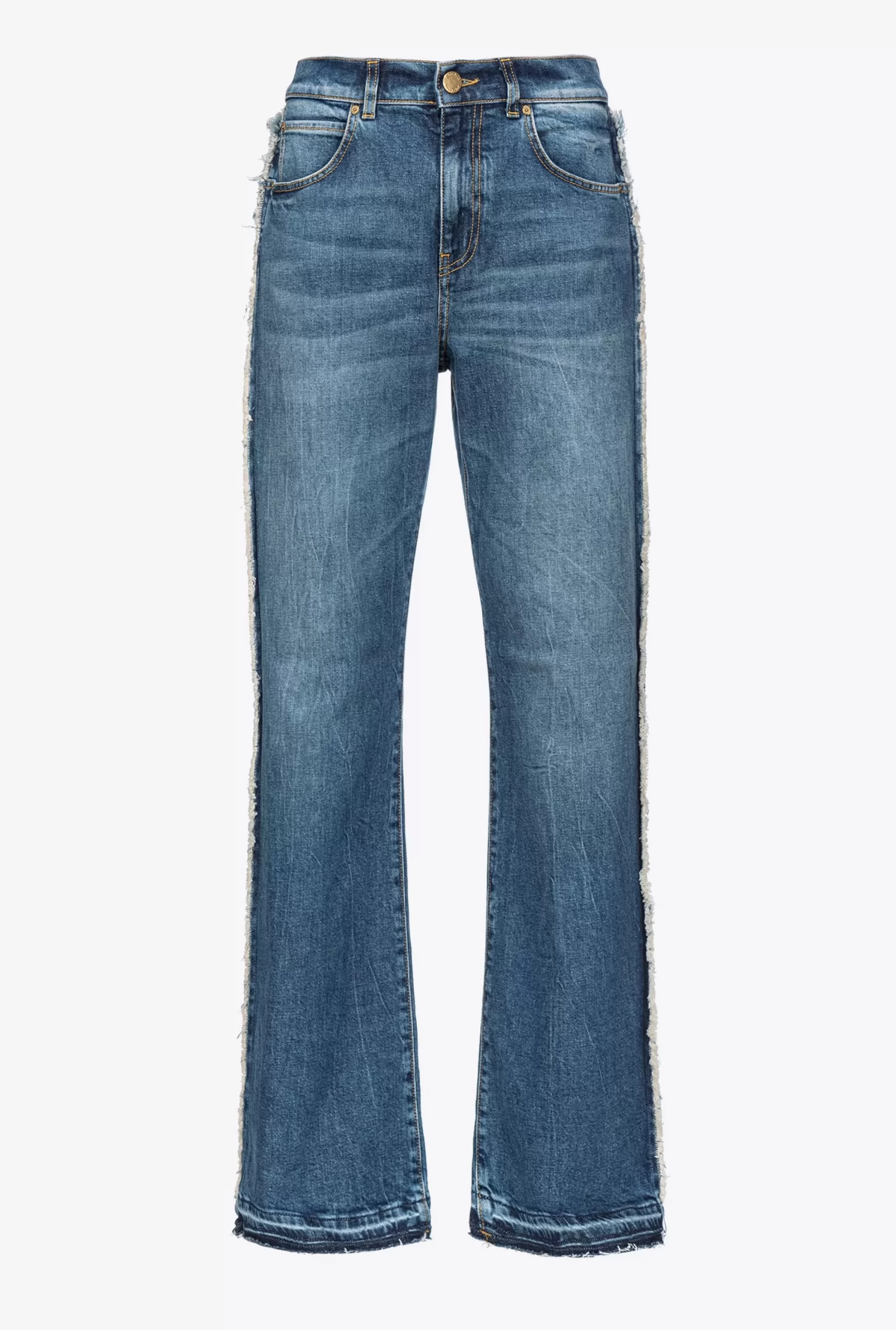 PINKO Wide-leg Jeans With Cut-out New