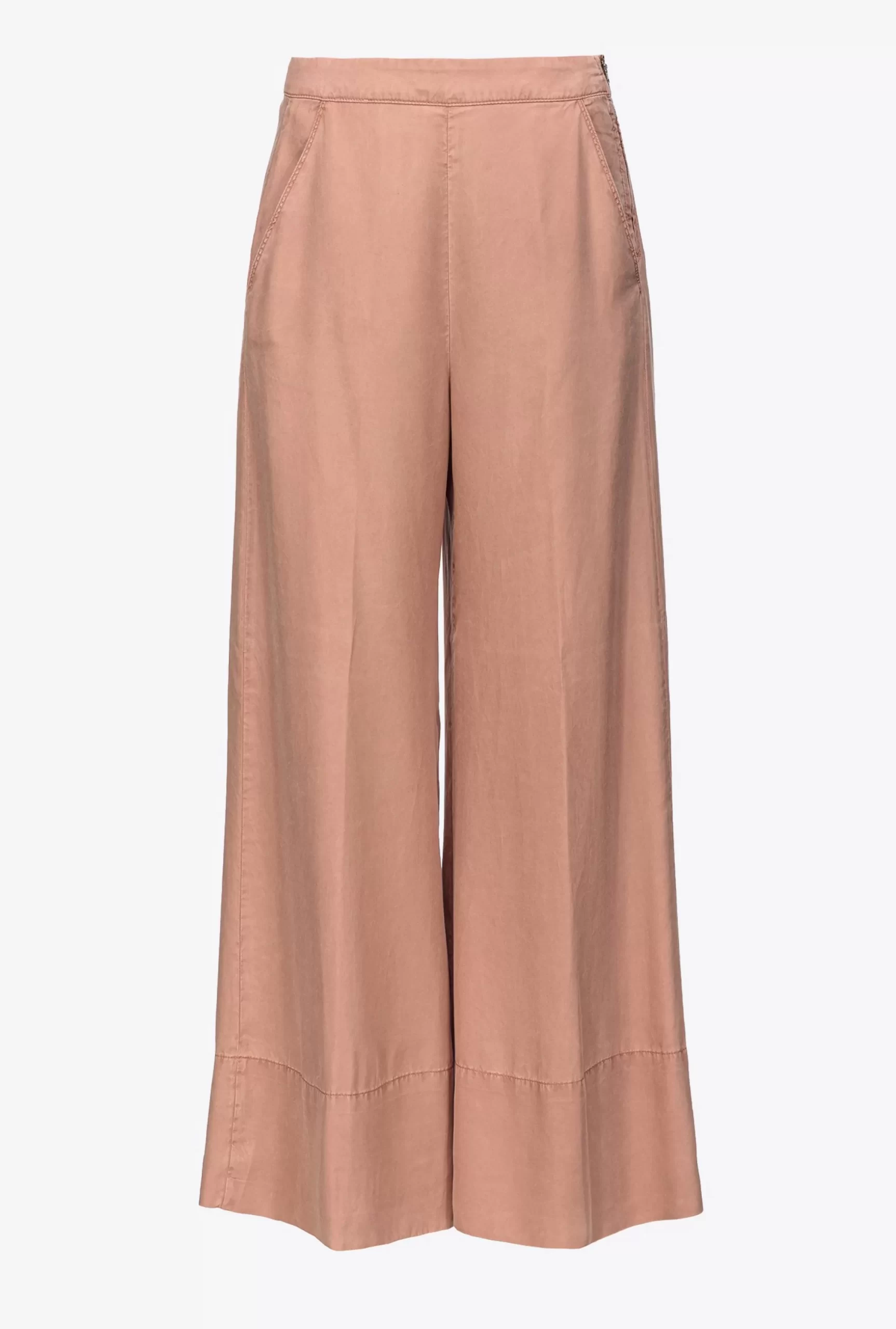 PINKO Wide-leg Lyocell Trousers Flash Sale