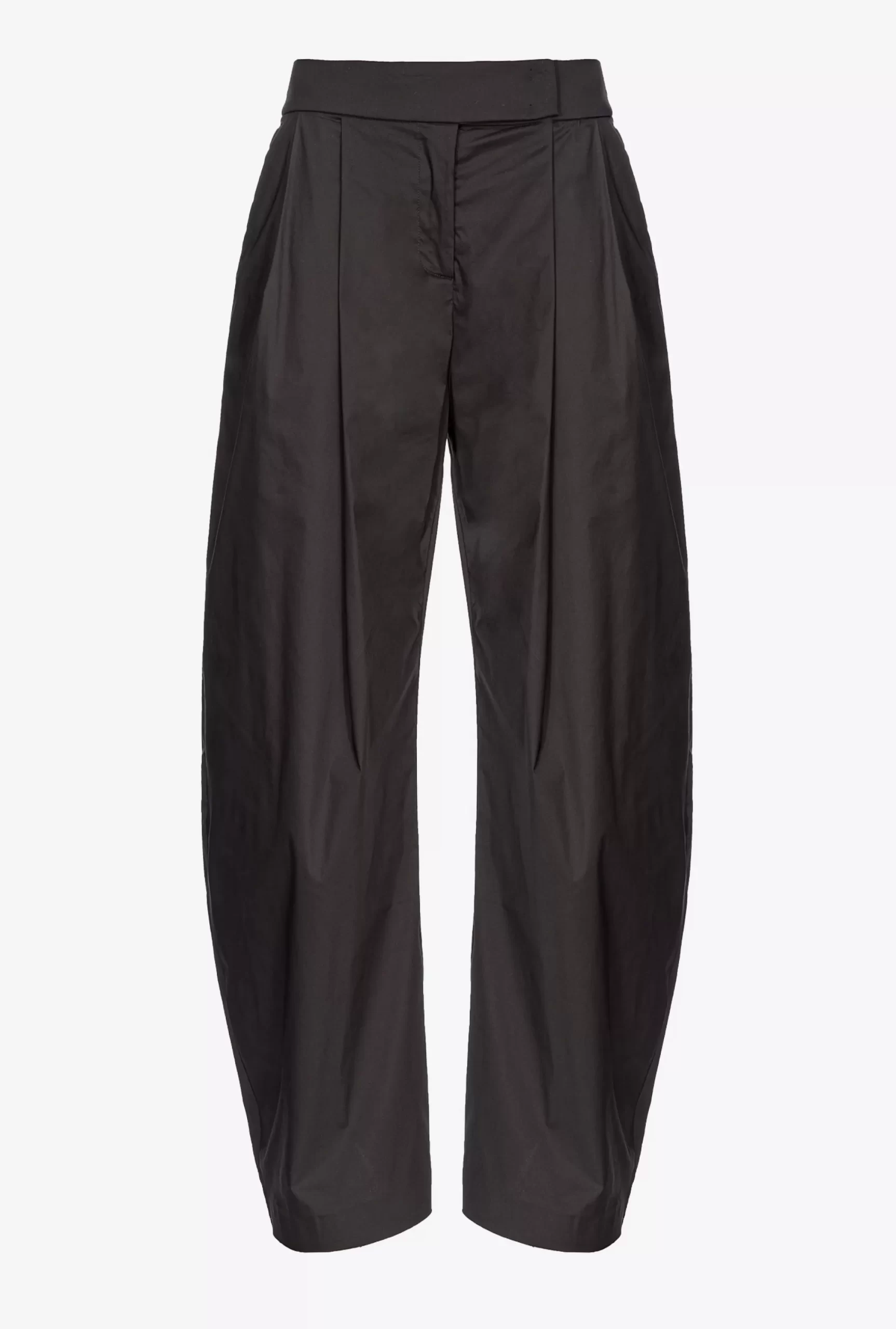 PINKO Wide-leg Technical Poplin Trousers Store