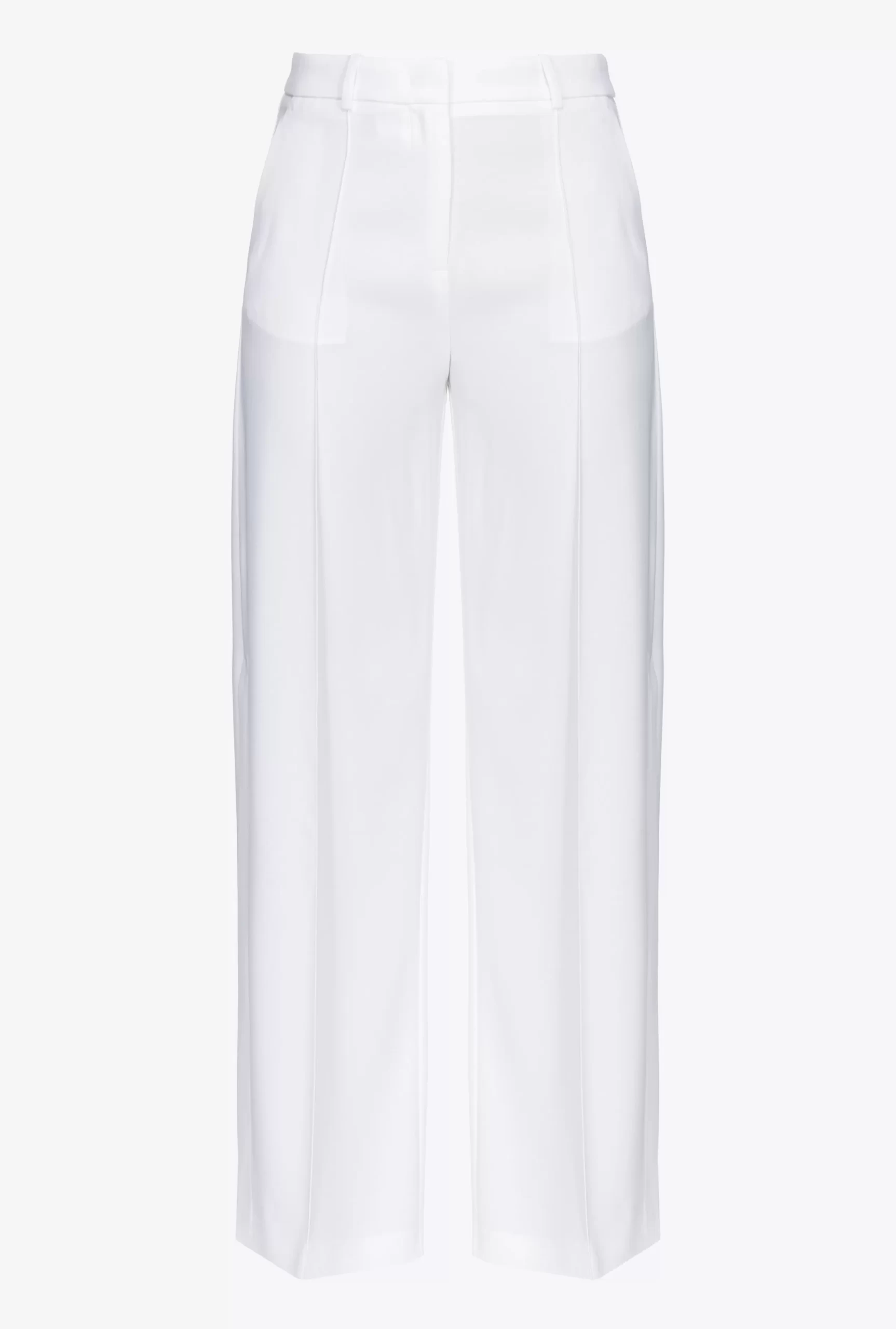 PINKO Wide-leg Trousers With Side Slit Online