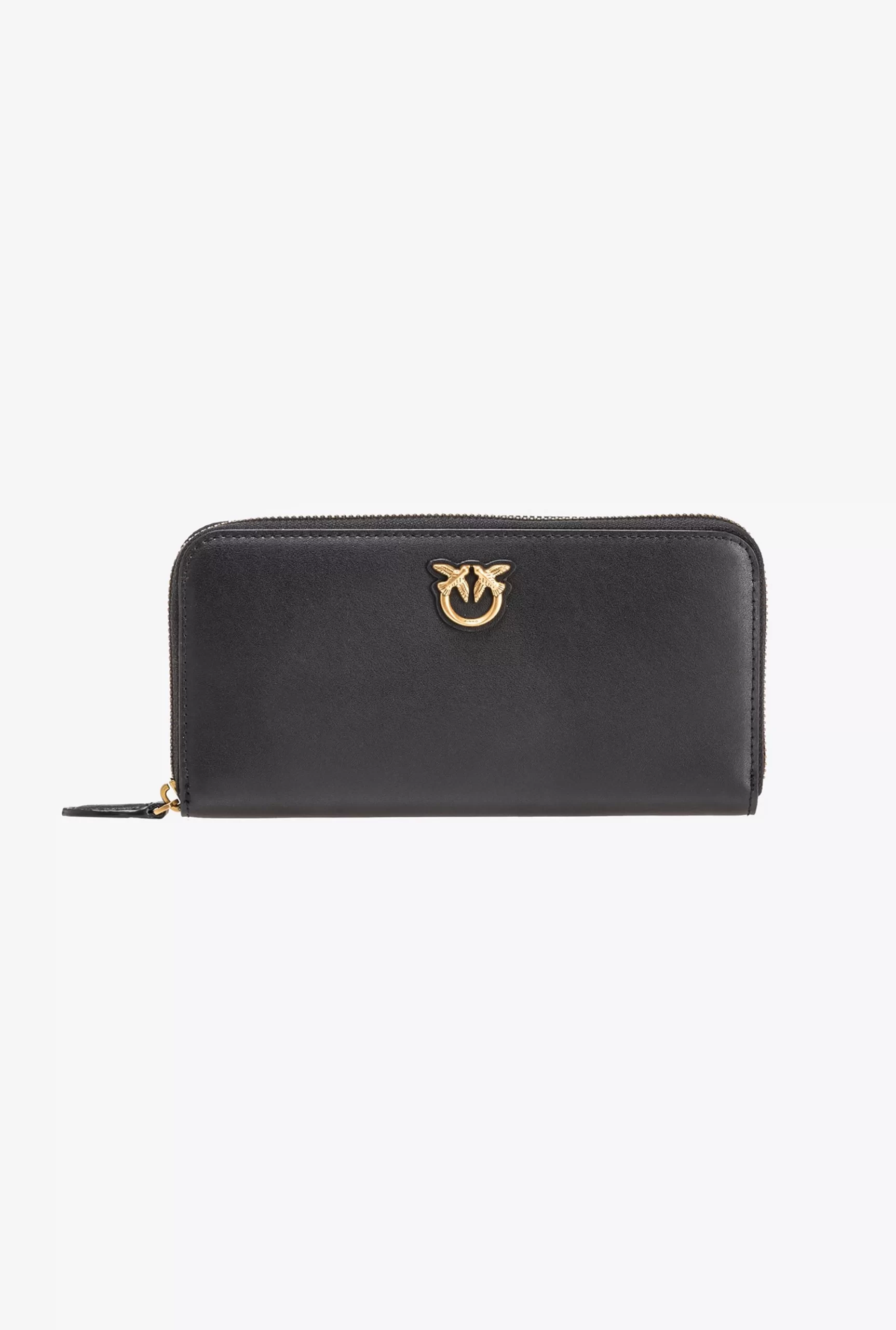 PINKO Zip-around Leather Purse Flash Sale